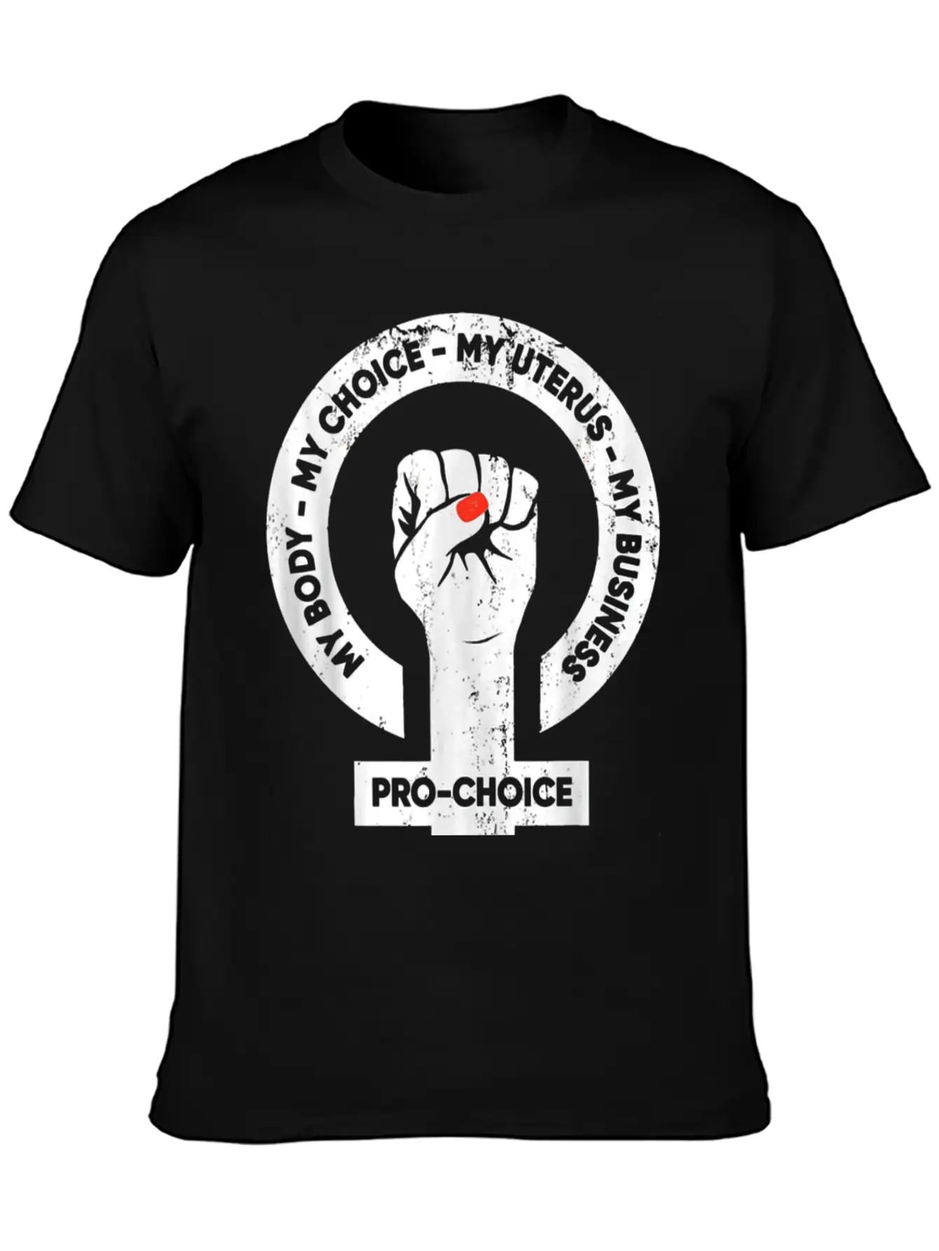 My Body Choice Uterus Essential Unisex Summer Tee – Soft Cotton Casual Fit