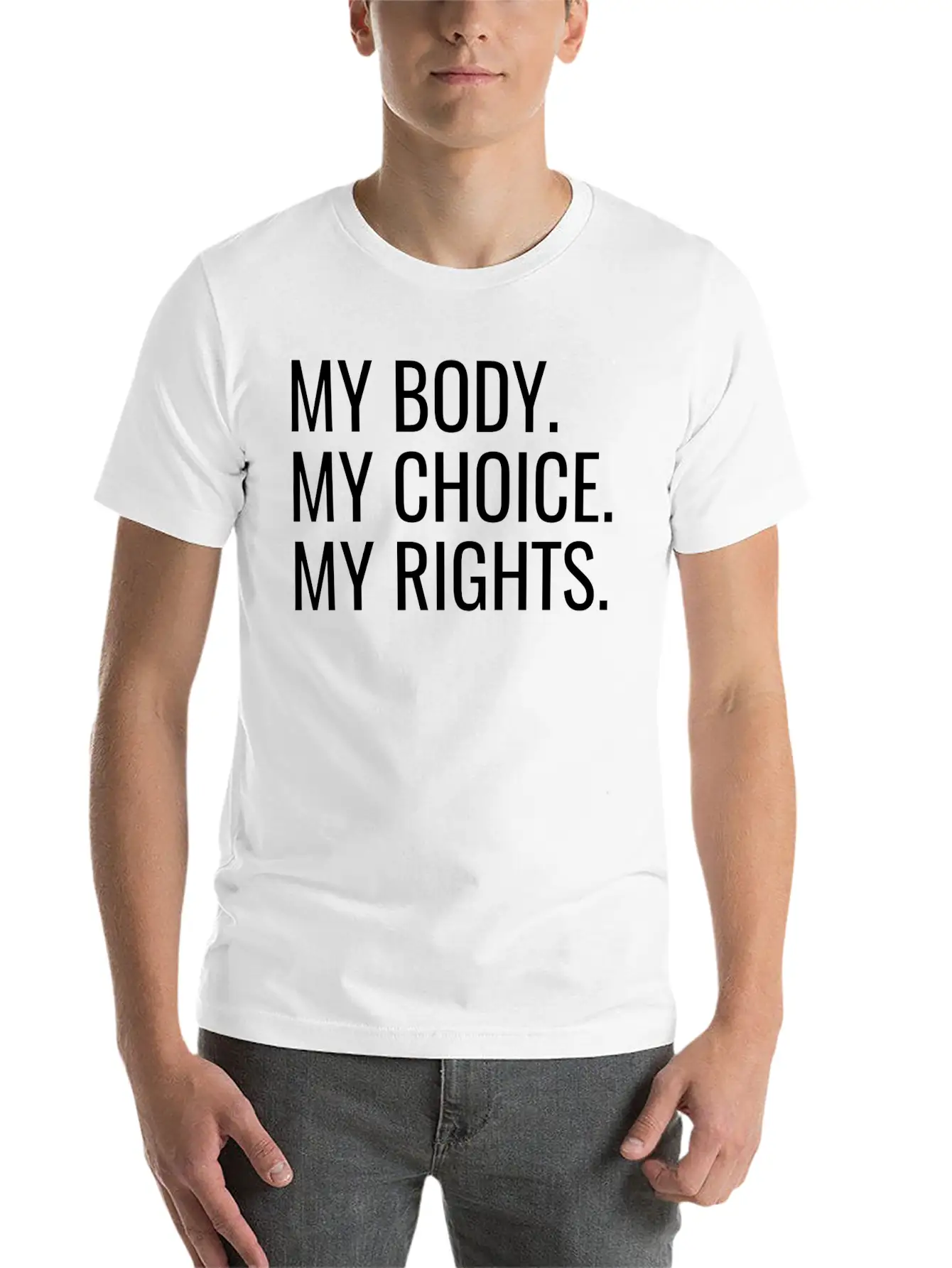 My Body. My Choice. My Rights. Stylish Everyday T-Shirt – Unisex Basic Cotton Tee
