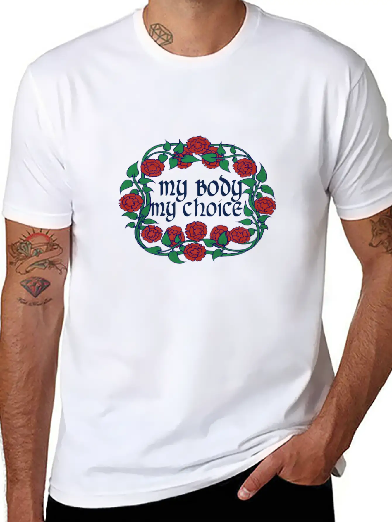 My Body My Choice Timeless Short Sleeve Tee – Comfy And Minimalist Design