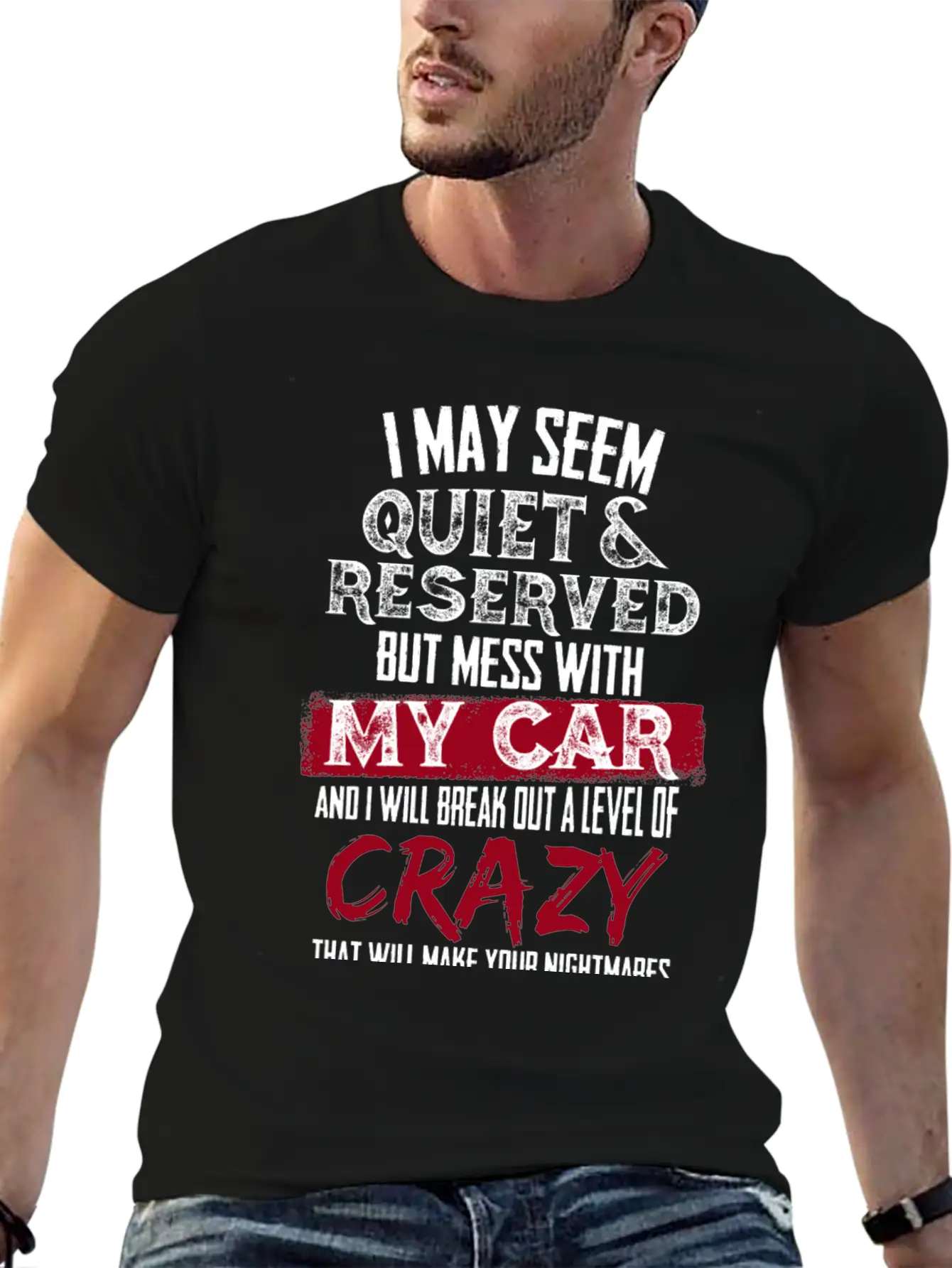 My Car - I Will Break Out A Level Of Crazy Comfortable Minimalist Graphic Tee – Summer Style Essential