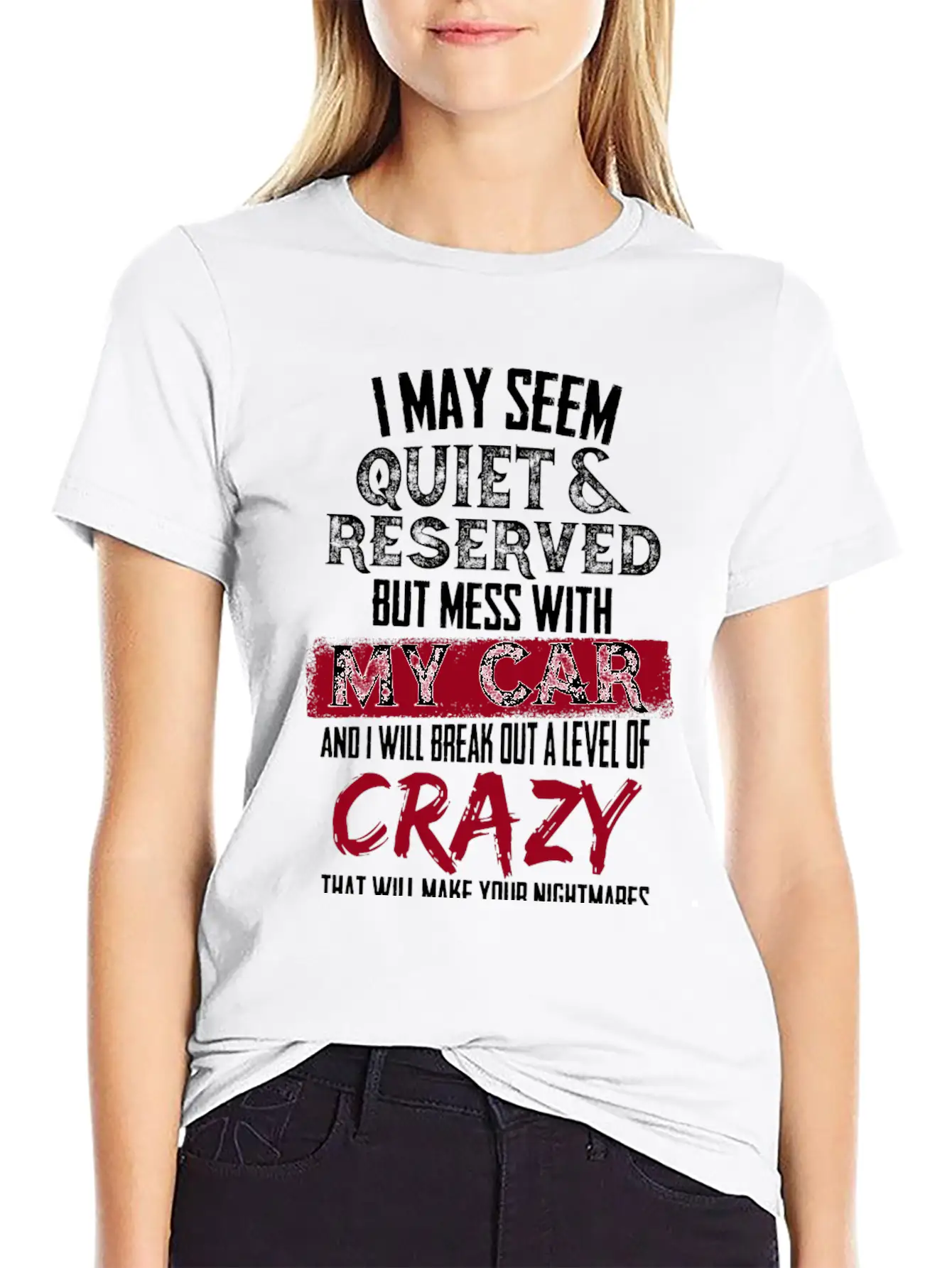 My Car - I Will Break Out A Level Of Crazy Comfortable Minimalist Graphic Tee – Summer Style Essential