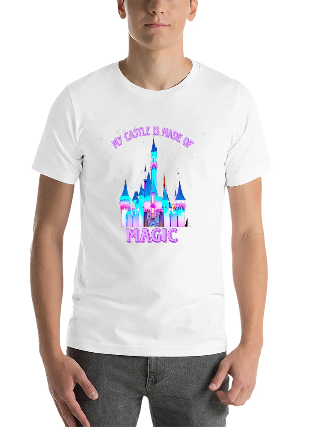 My Castle Is Made Of Magic Basic Graphic T-Shirt – Daily Comfort In Soft Cotton