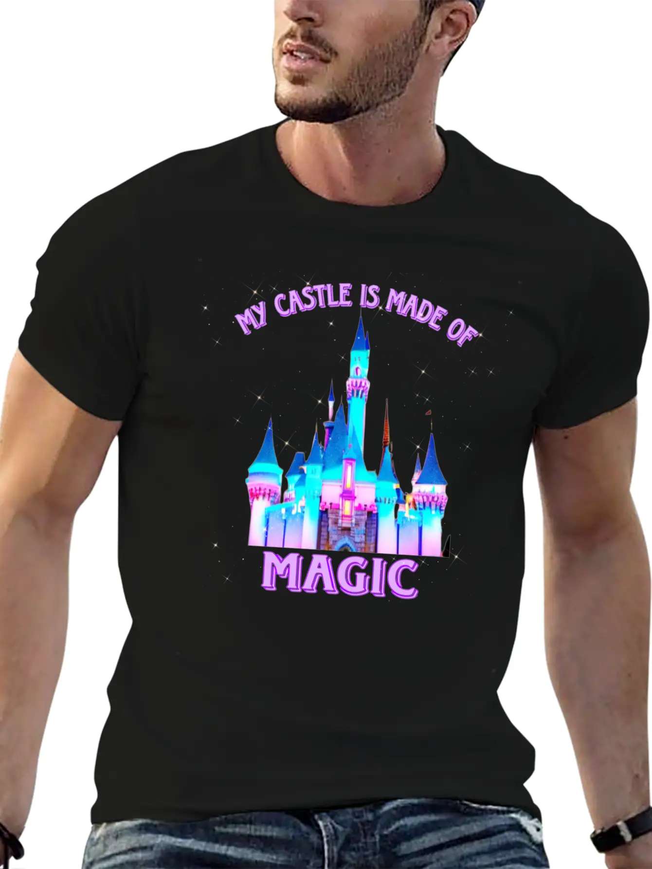 My Castle Is Made Of Magic Basic Graphic T-Shirt – Daily Comfort In Soft Cotton