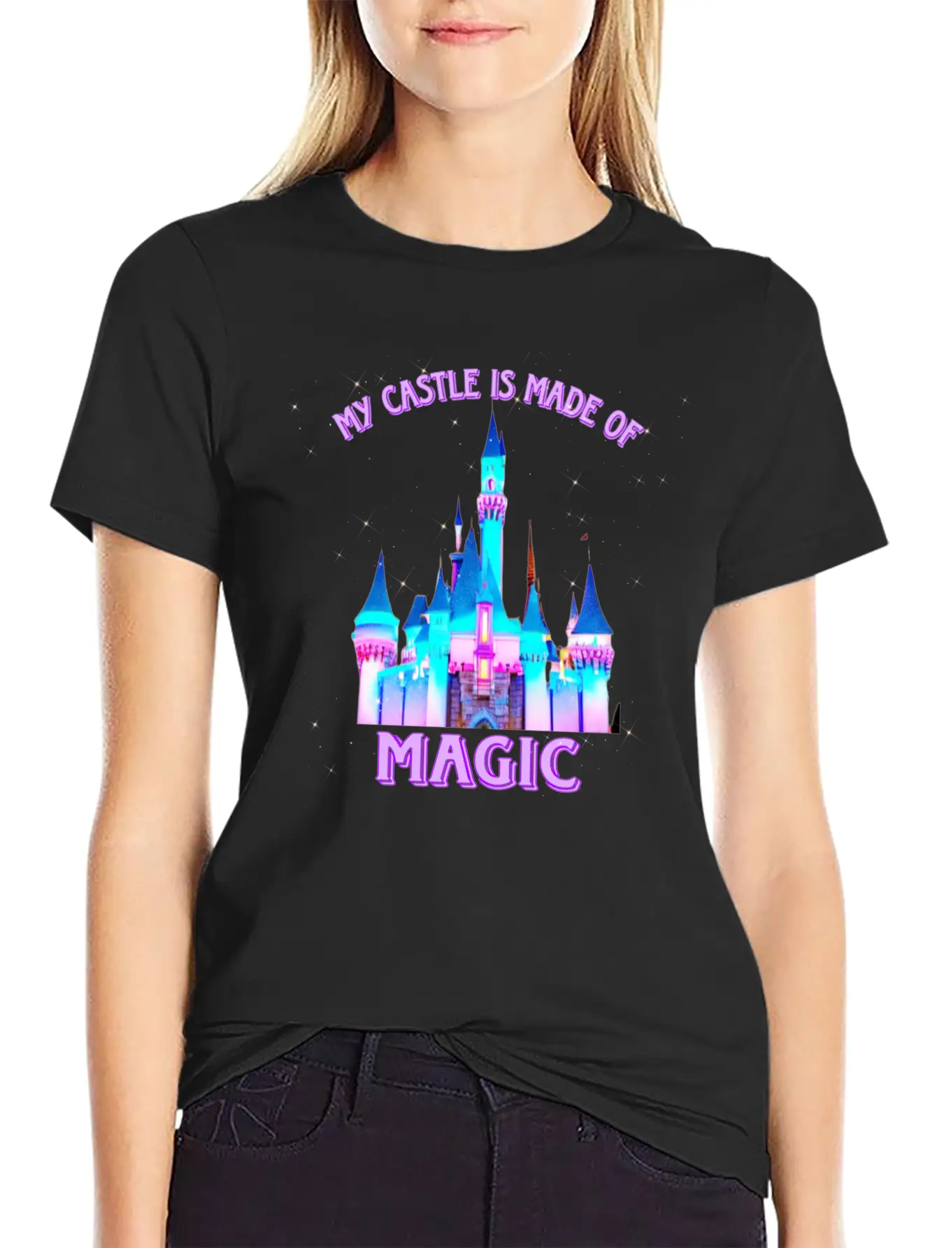 My Castle Is Made Of Magic Basic Graphic T-Shirt – Daily Comfort In Soft Cotton