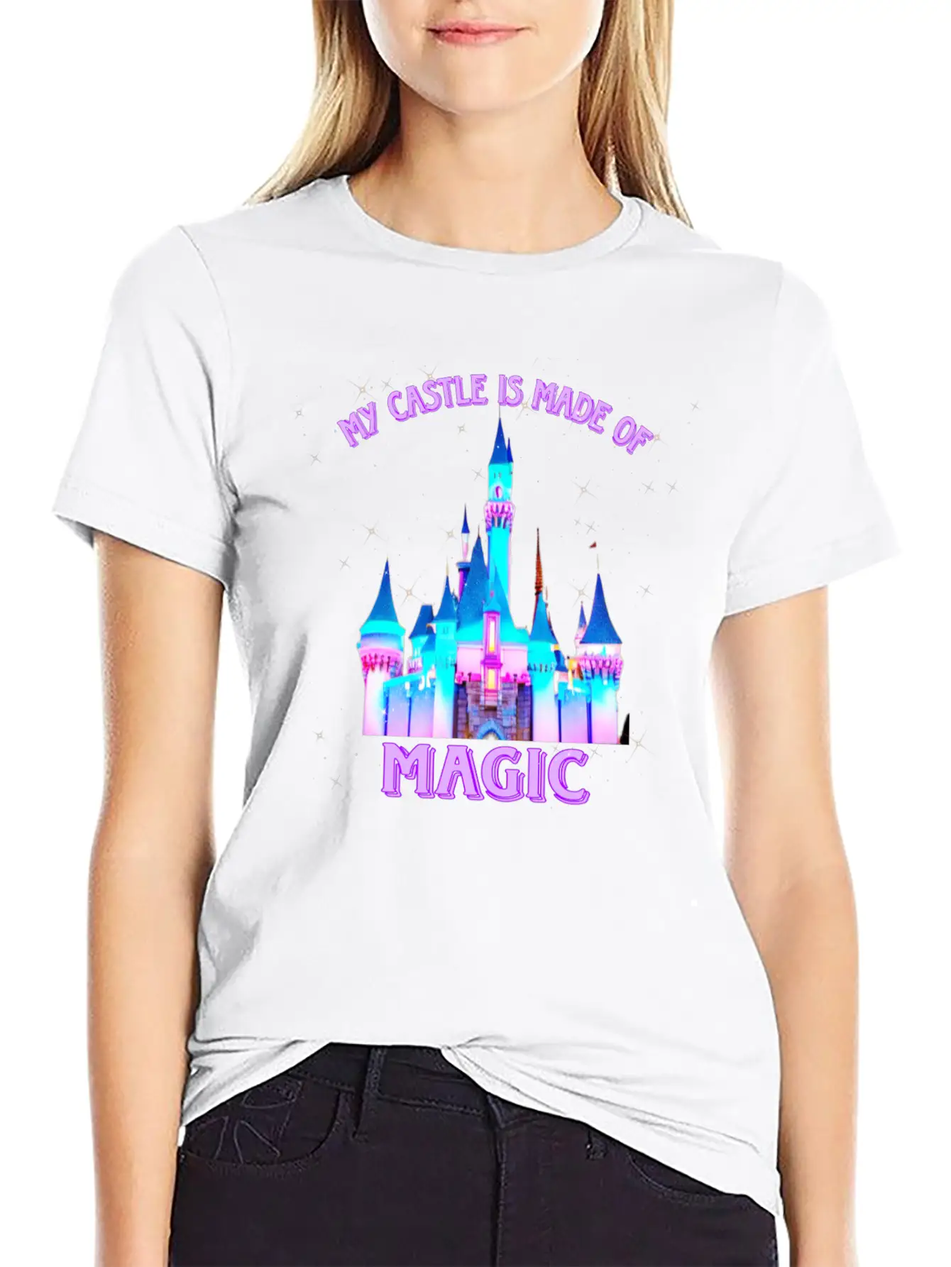 My Castle Is Made Of Magic Basic Graphic T-Shirt – Daily Comfort In Soft Cotton