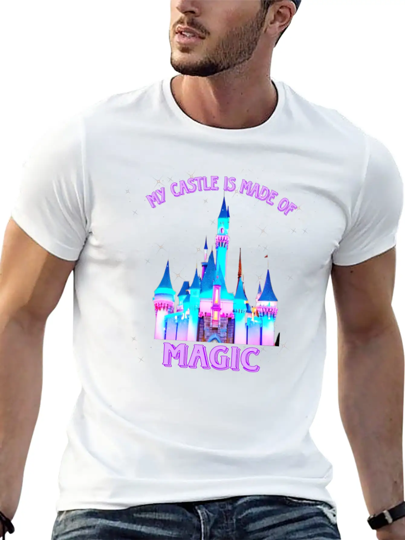 My Castle Is Made Of Magic Basic Graphic T-Shirt – Daily Comfort In Soft Cotton