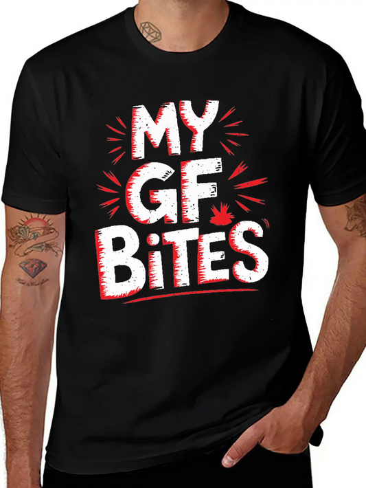 My GF Bites 5 Stylish Everyday T-Shirt – Unisex Basic Cotton Tee