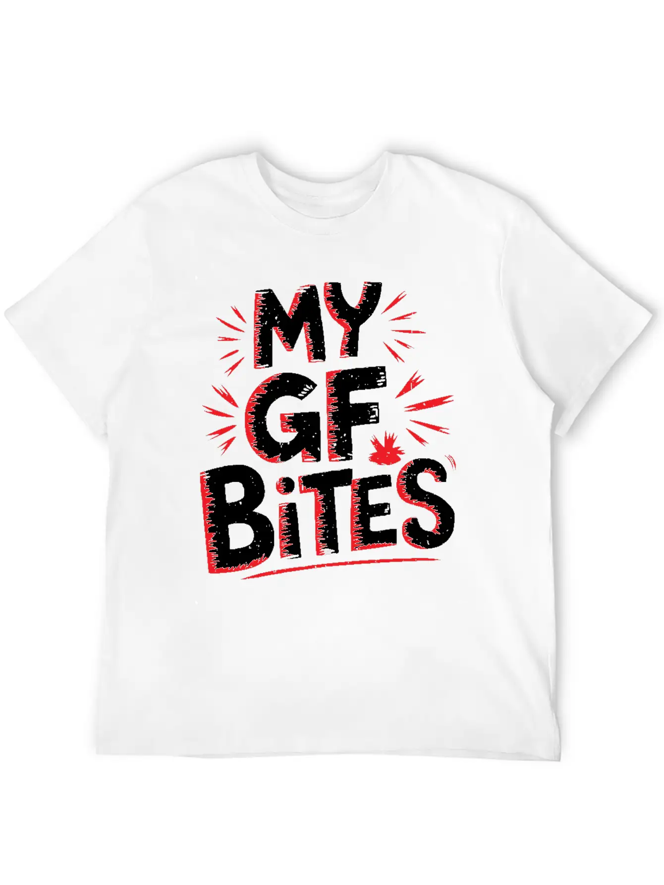 My GF Bites 5 Stylish Everyday T-Shirt – Unisex Basic Cotton Tee