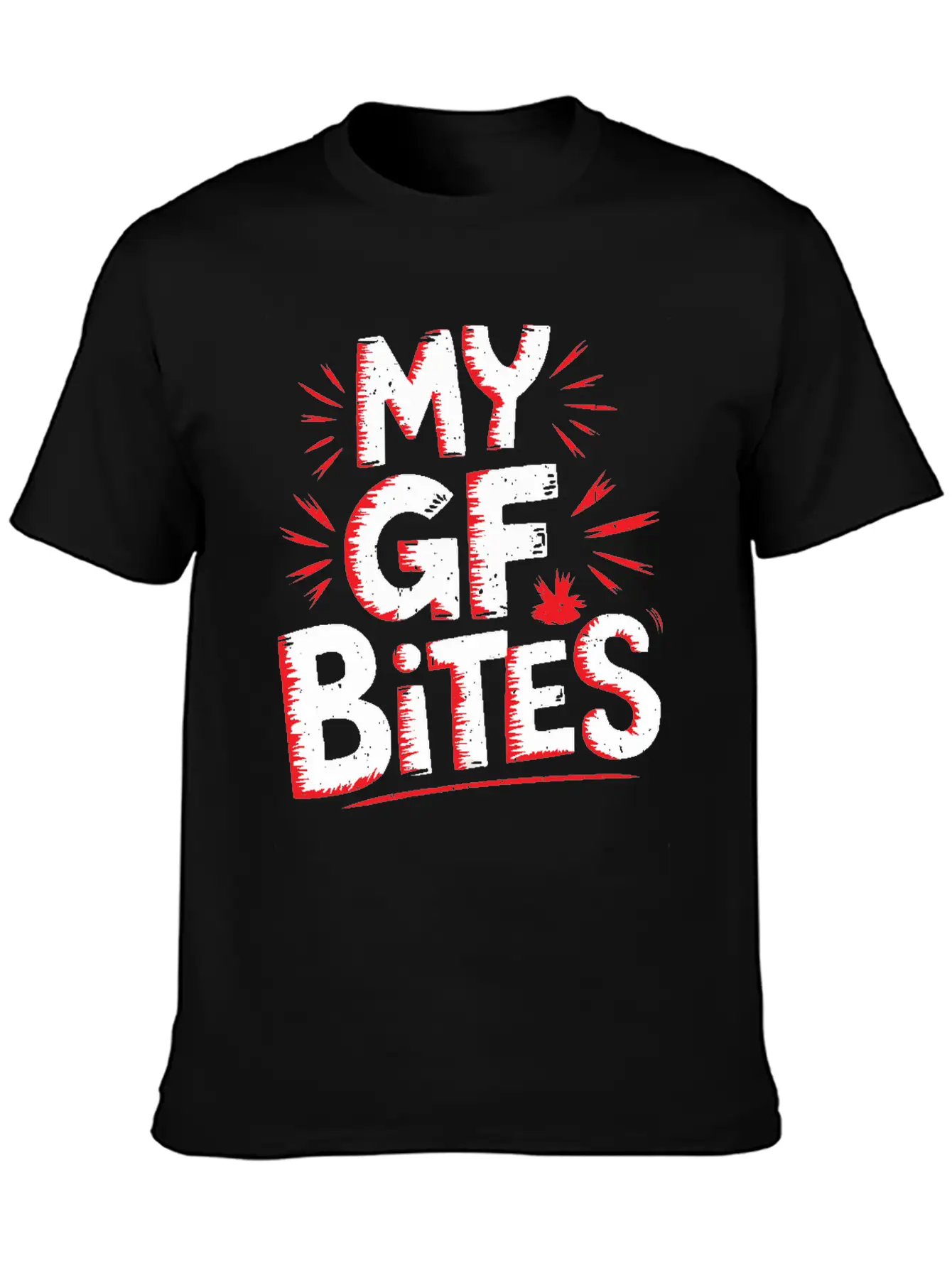 My GF Bites 5 Stylish Everyday T-Shirt – Unisex Basic Cotton Tee
