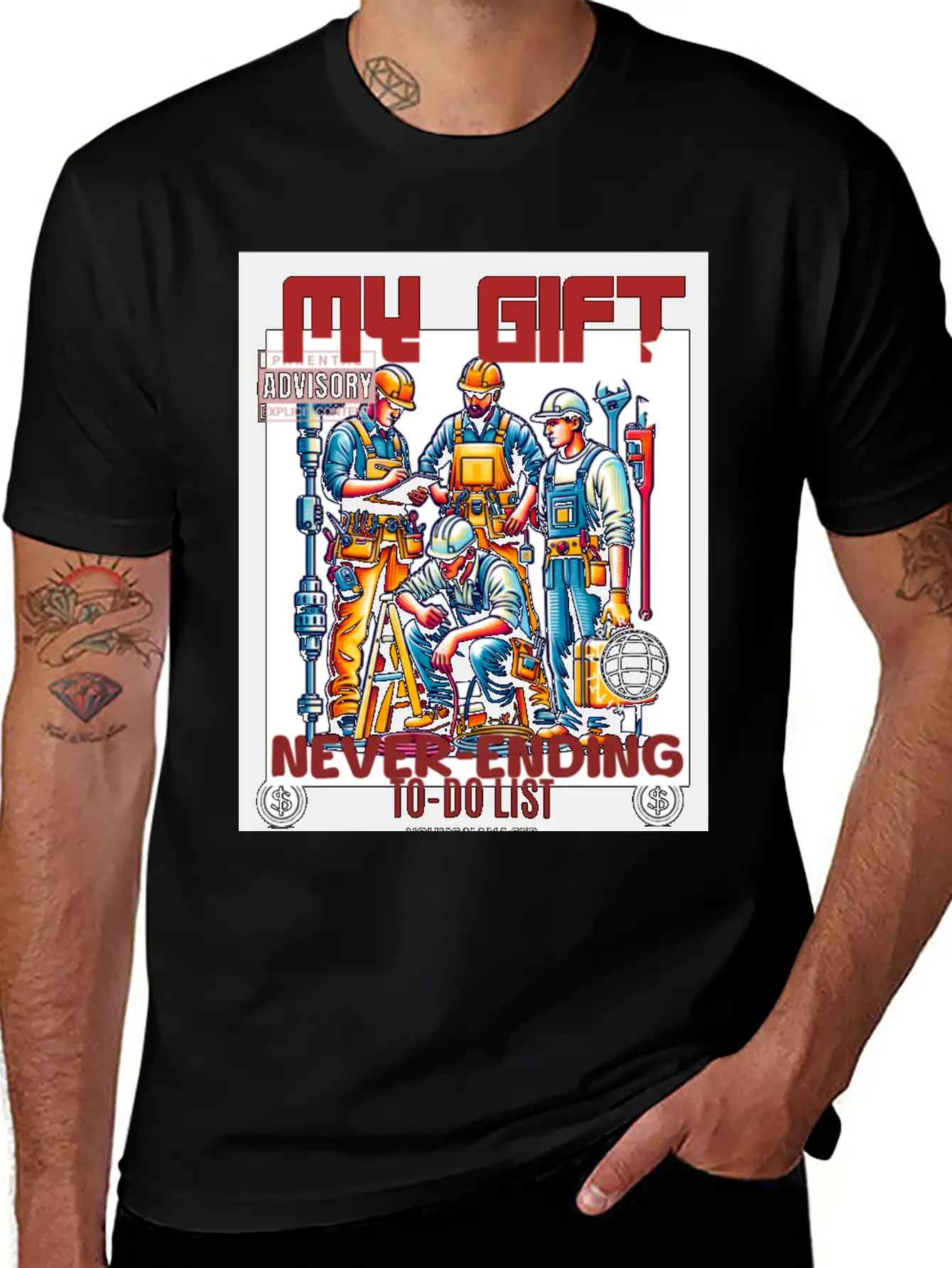 My Gift To You A Never Ending To Do List Essential Unisex Summer Tee – Soft Cotton Casual Fit