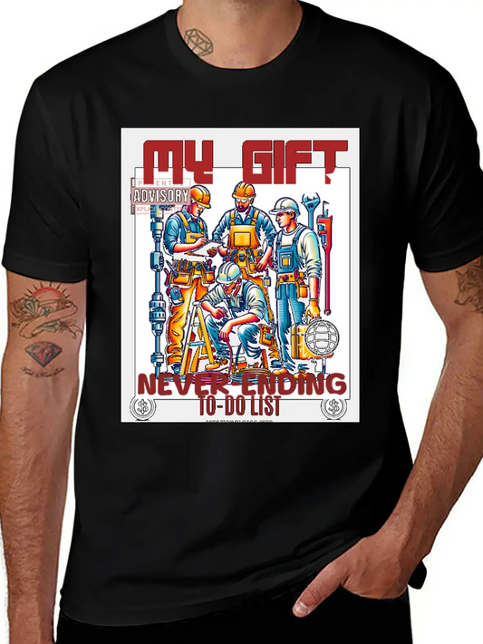 My Gift To You A Never Ending To Do List Essential Unisex Summer Tee – Soft Cotton Casual Fit