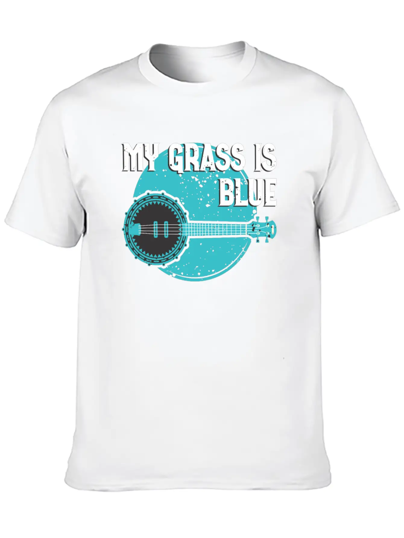 My Grass Is Blue Basic Graphic T-Shirt – Daily Comfort In Soft Cotton