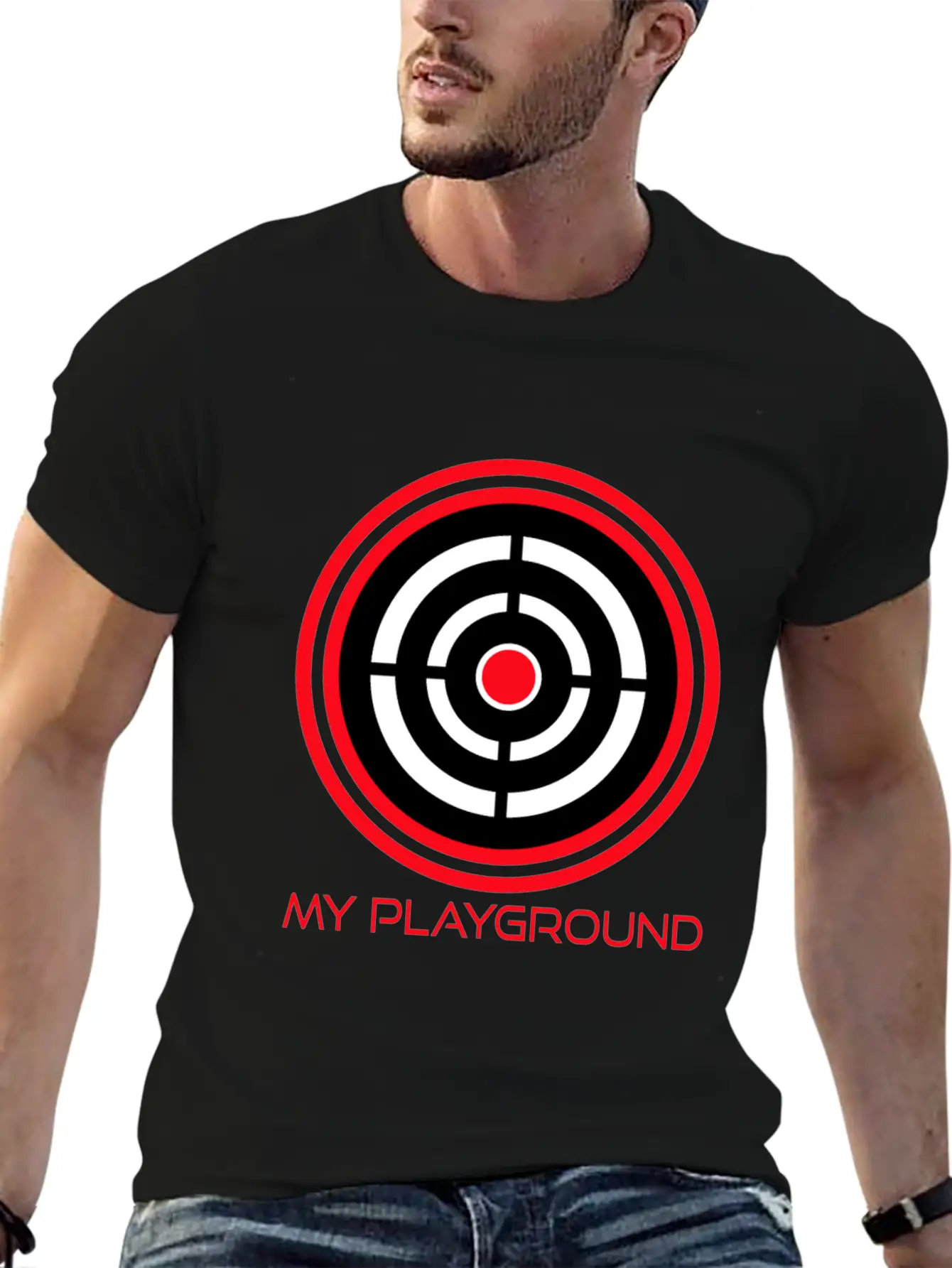 My Playground Is Darts Essential Unisex Summer Tee – Soft Cotton Casual Fit