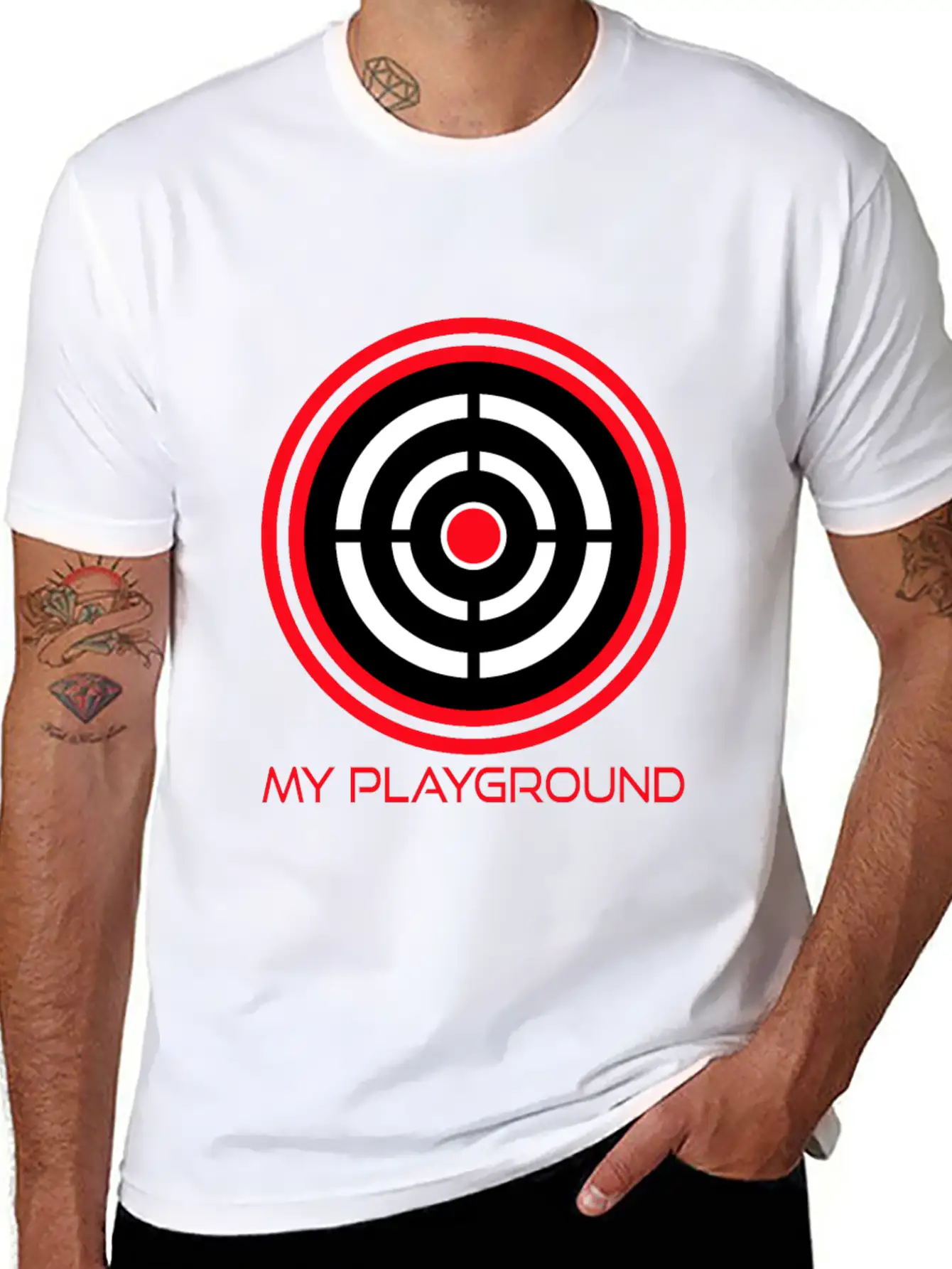 My Playground Is Darts Essential Unisex Summer Tee – Soft Cotton Casual Fit