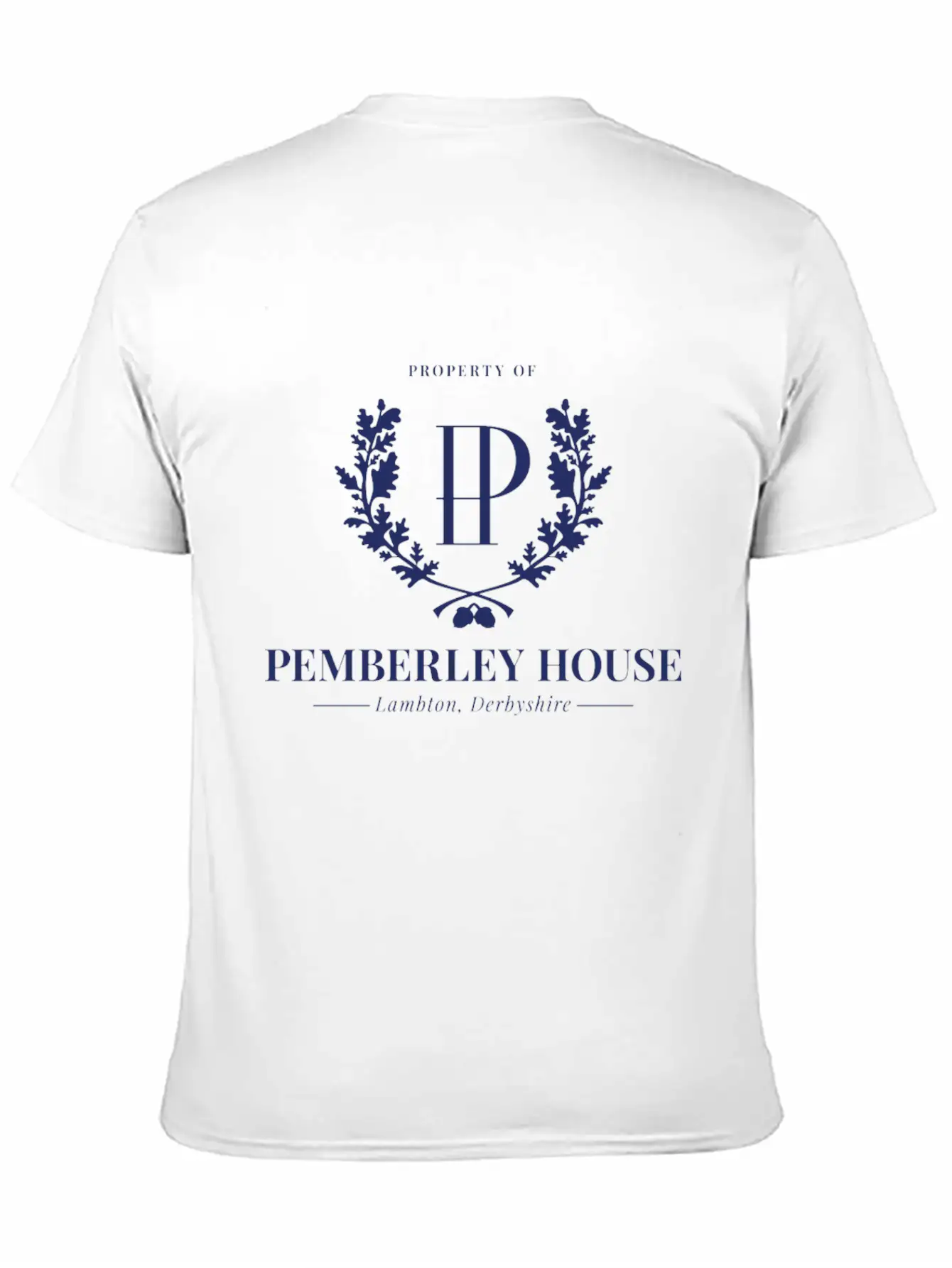 My Property Of Pemberley Estate Unisex Short Sleeve Soft Cotton T-Shirt – Casual Everyday Wear