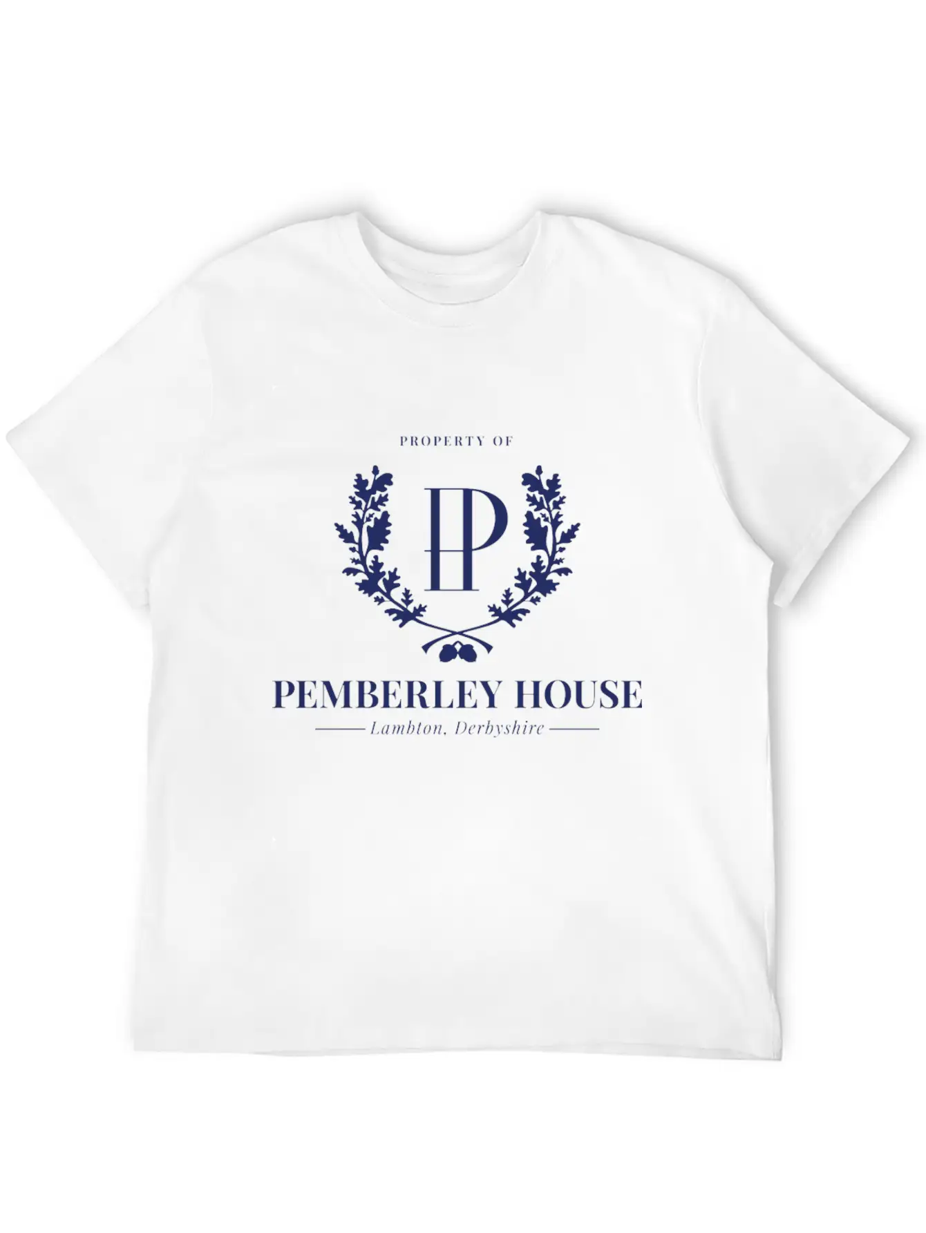 My Property Of Pemberley Estate Unisex Short Sleeve Soft Cotton T-Shirt – Casual Everyday Wear
