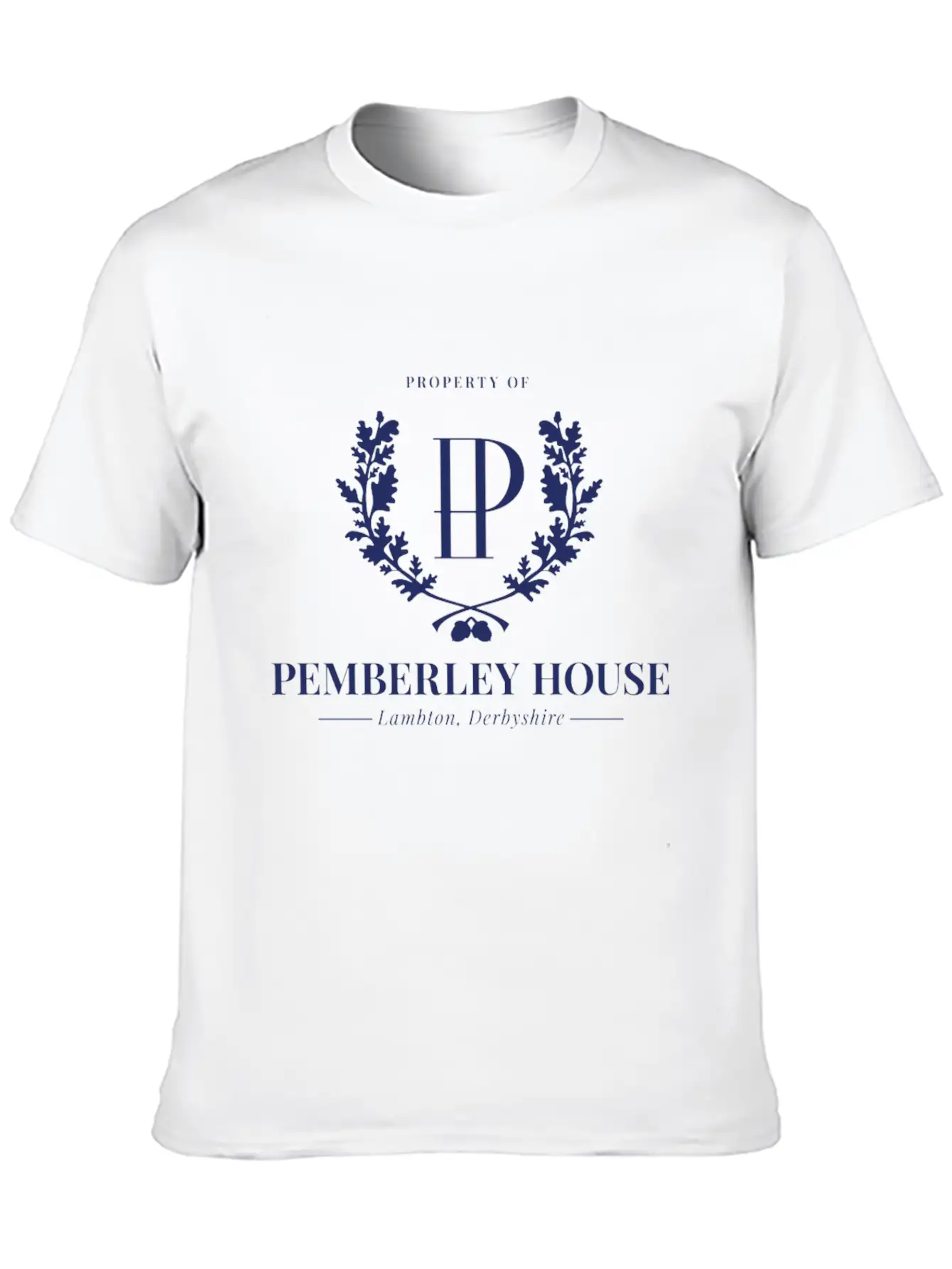 My Property Of Pemberley Estate Unisex Short Sleeve Soft Cotton T-Shirt – Casual Everyday Wear