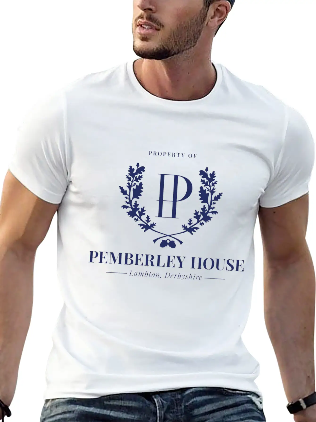 My Property Of Pemberley Estate Unisex Short Sleeve Soft Cotton T-Shirt – Casual Everyday Wear