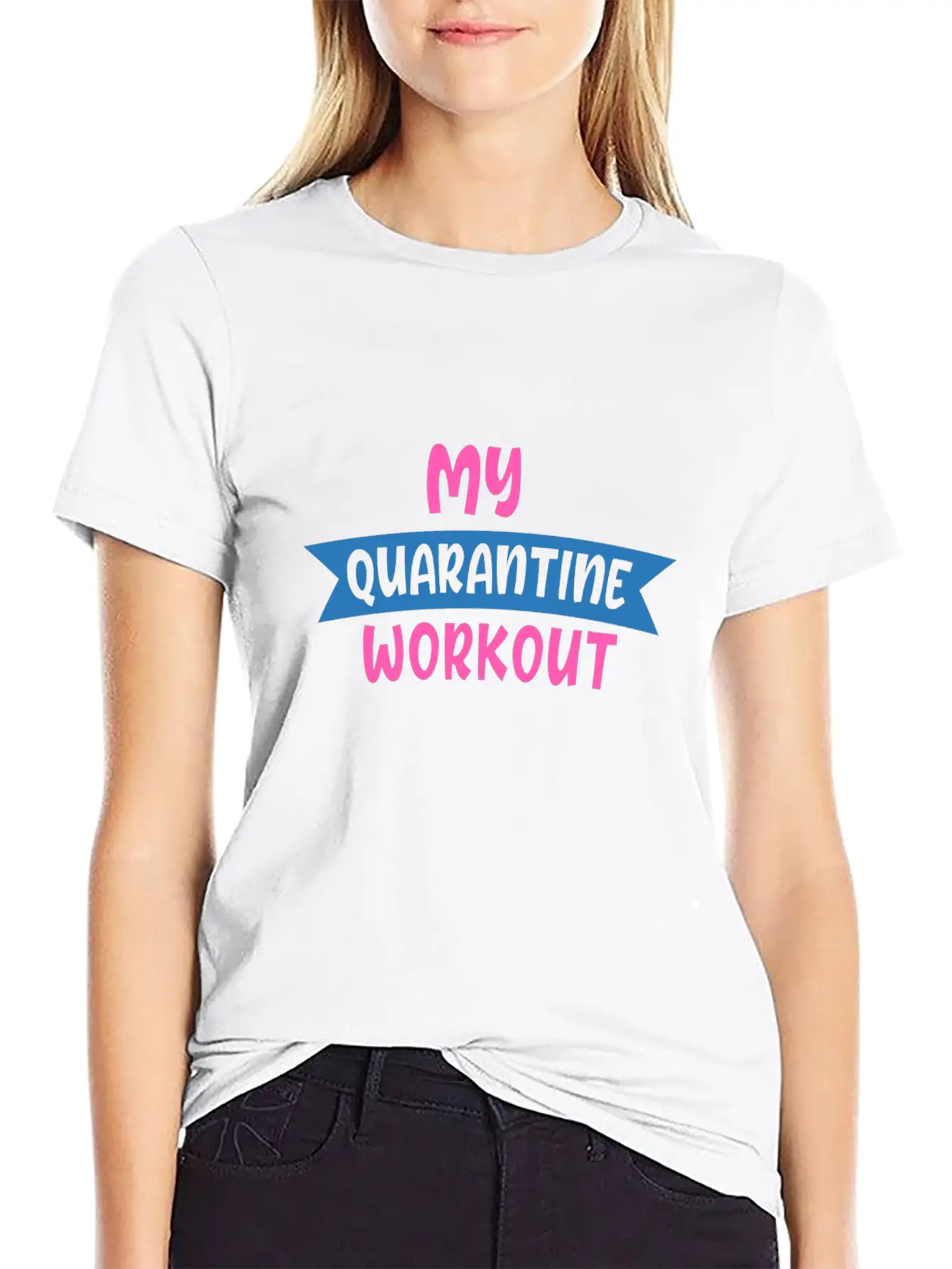 My QUARANTINE WORKOUT 01 Unisex Casual T-Shirt – Clean Design For Daily Comfort