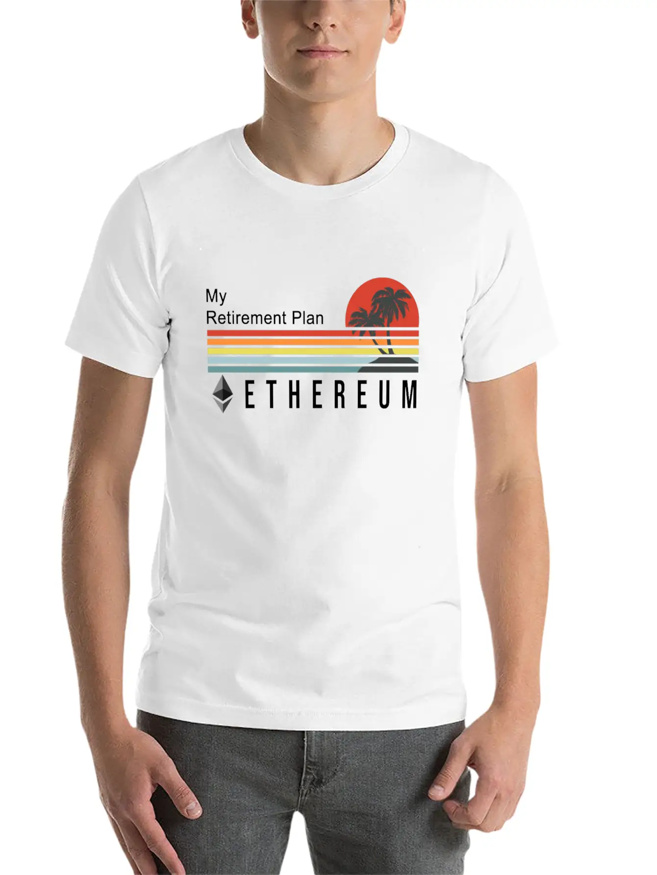 My Retirement Plan Ethereum Cryptocurrency Gift Unisex Casual T-Shirt – Clean Design For Daily Comfort