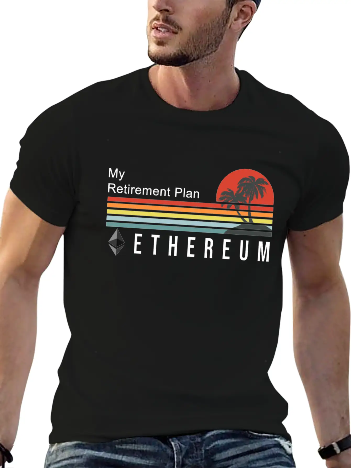 My Retirement Plan Ethereum Cryptocurrency Gift Unisex Casual T-Shirt – Clean Design For Daily Comfort