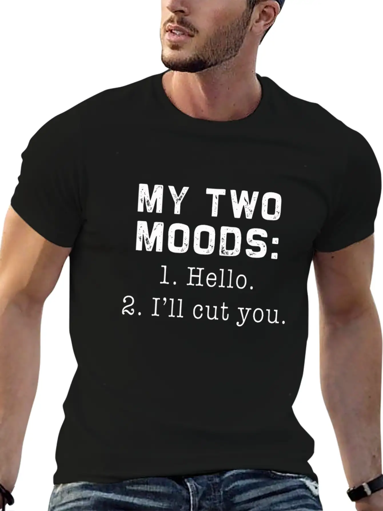 My Two Moods Basic Graphic T-Shirt – Daily Comfort In Soft Cotton