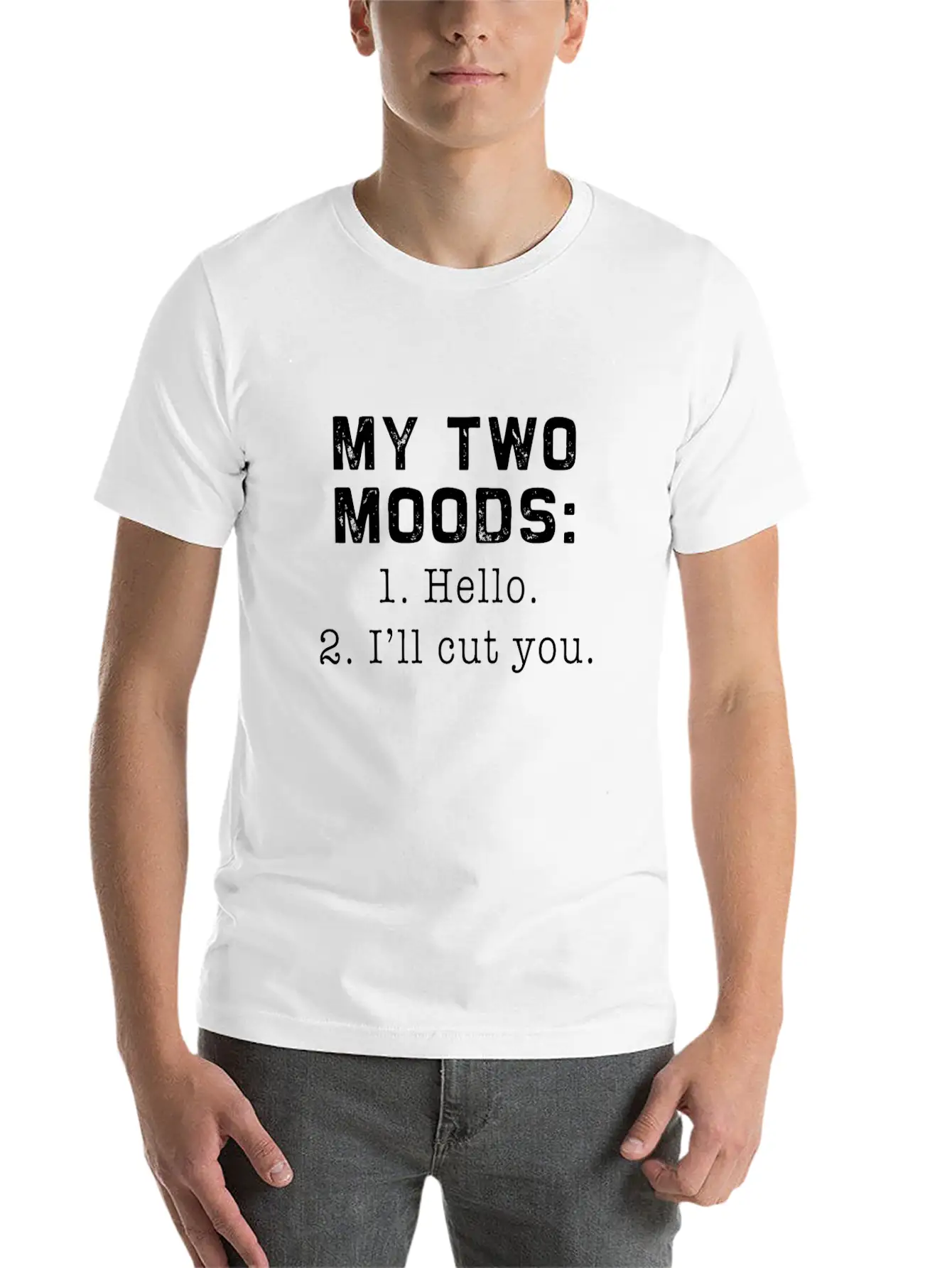 My Two Moods Basic Graphic T-Shirt – Daily Comfort In Soft Cotton