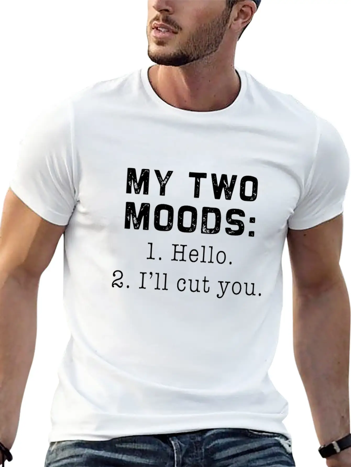 My Two Moods Basic Graphic T-Shirt – Daily Comfort In Soft Cotton