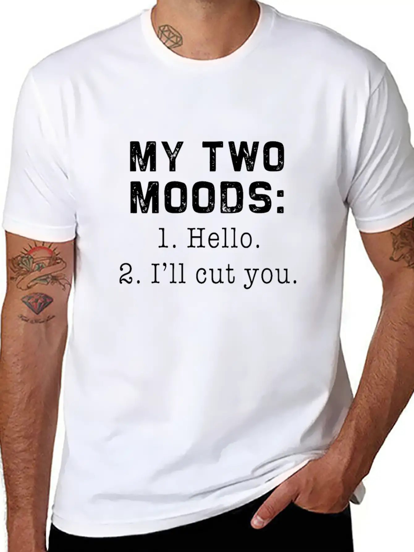 My Two Moods Basic Graphic T-Shirt – Daily Comfort In Soft Cotton