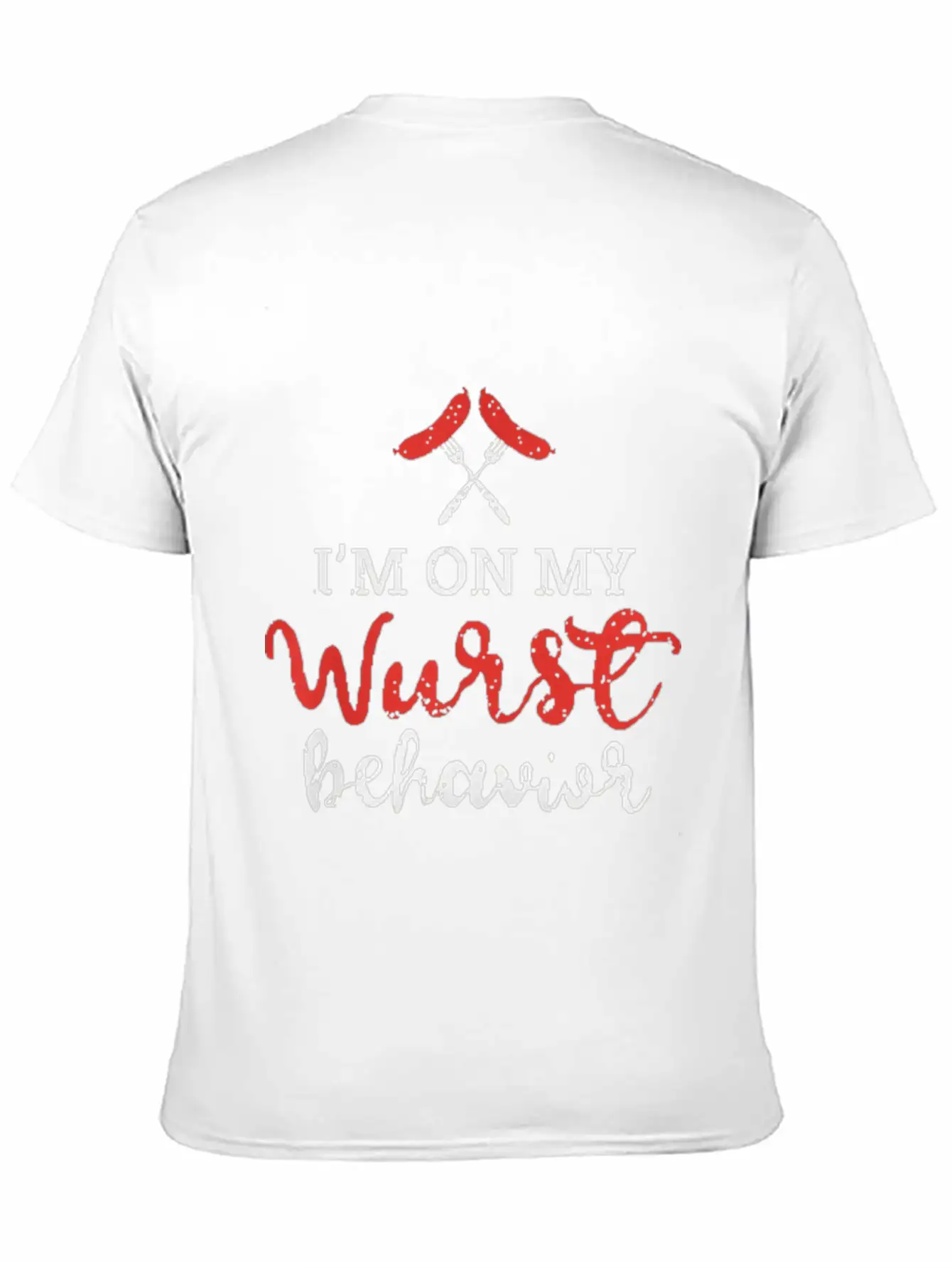 My Wurst Behavior Oktoberfest Foodie Stylish Everyday T-Shirt – Unisex Basic Cotton Tee