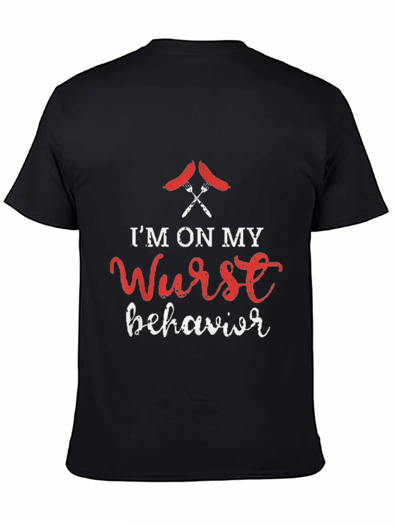 My Wurst Behavior Oktoberfest Foodie Stylish Everyday T-Shirt – Unisex Basic Cotton Tee