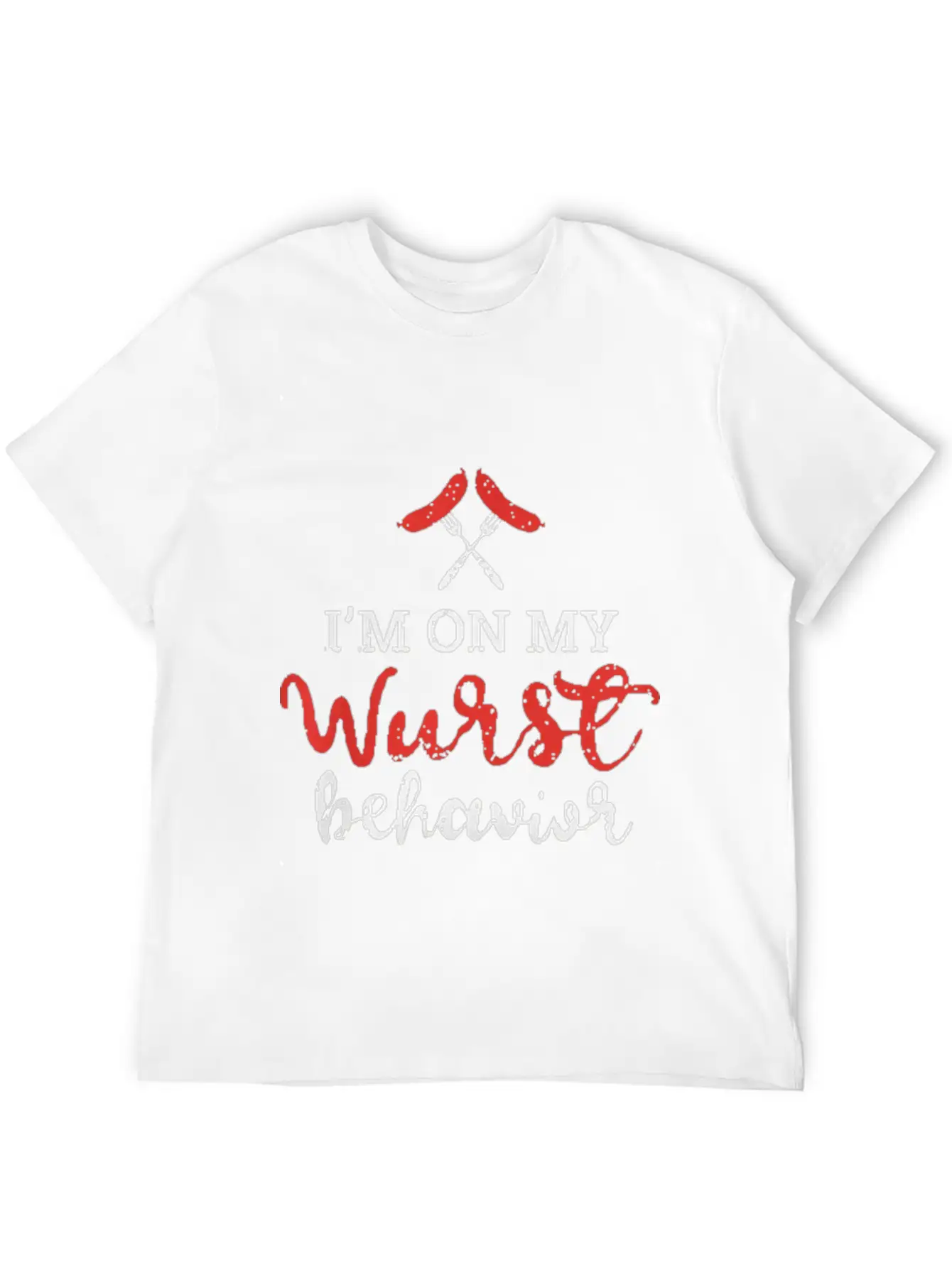 My Wurst Behavior Oktoberfest Foodie Stylish Everyday T-Shirt – Unisex Basic Cotton Tee