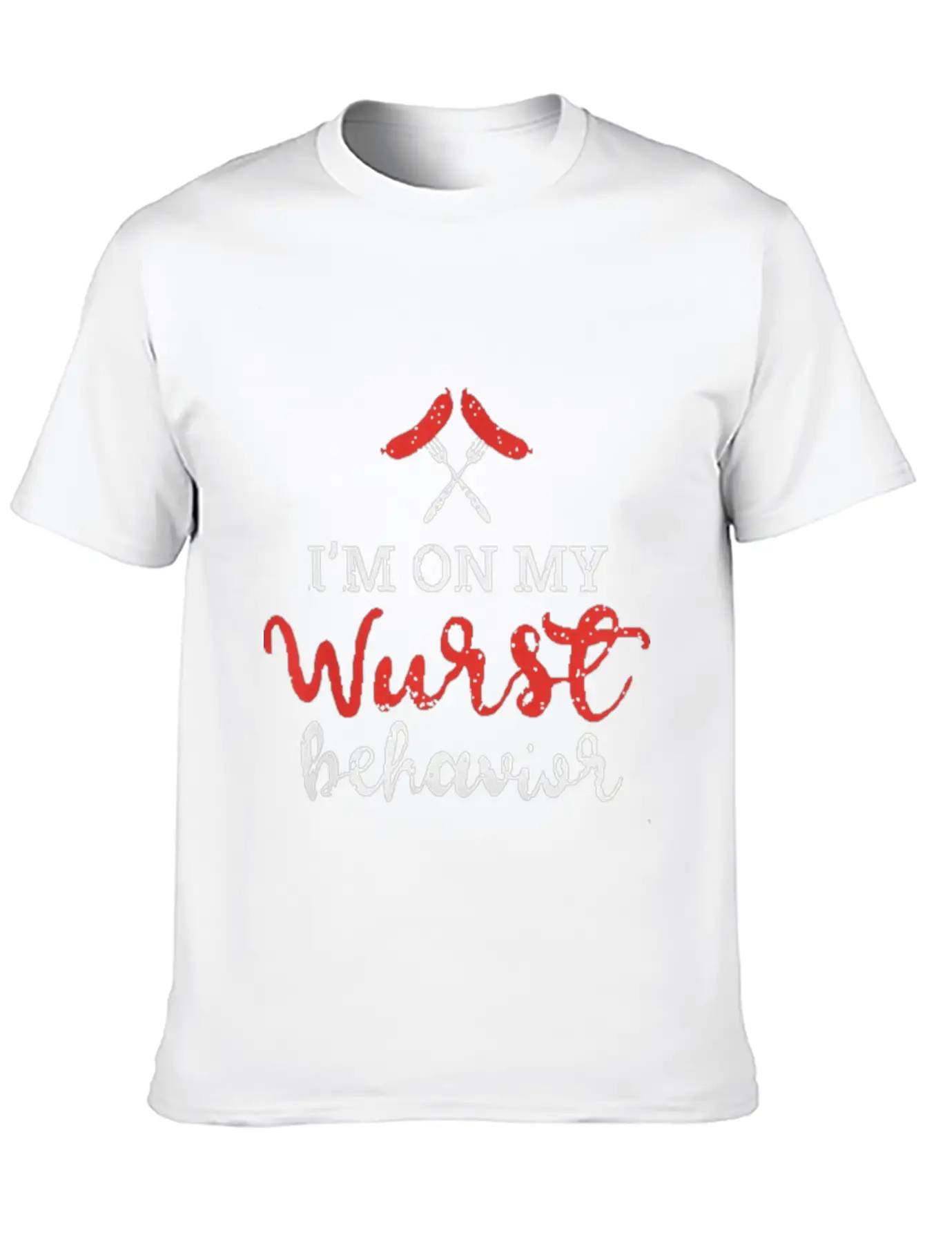 My Wurst Behavior Oktoberfest Foodie Stylish Everyday T-Shirt – Unisex Basic Cotton Tee