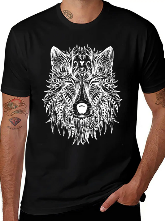 Mystic Wolf Stylish Everyday T-Shirt – Unisex Basic Cotton Tee
