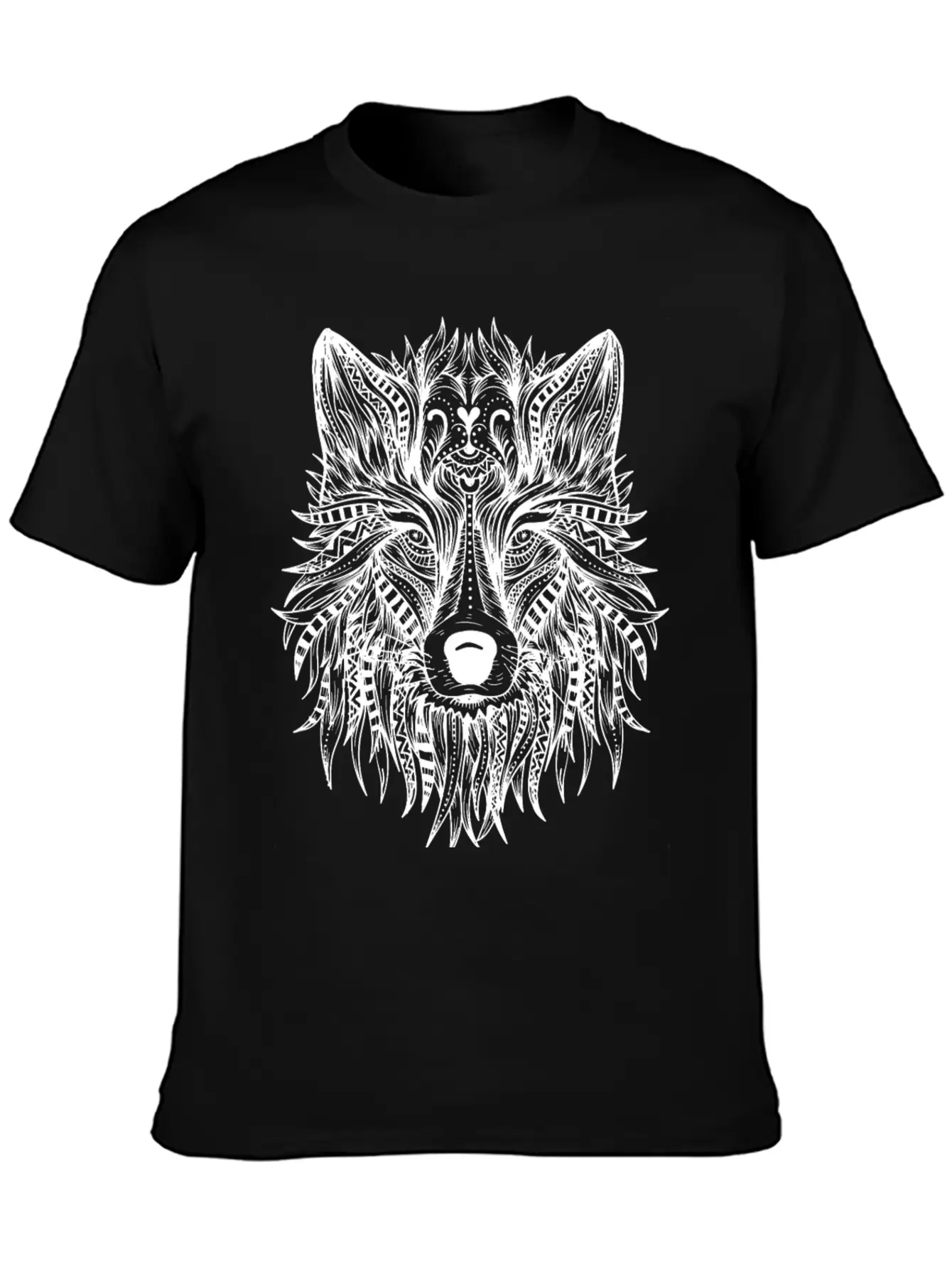 Mystic Wolf Stylish Everyday T-Shirt – Unisex Basic Cotton Tee