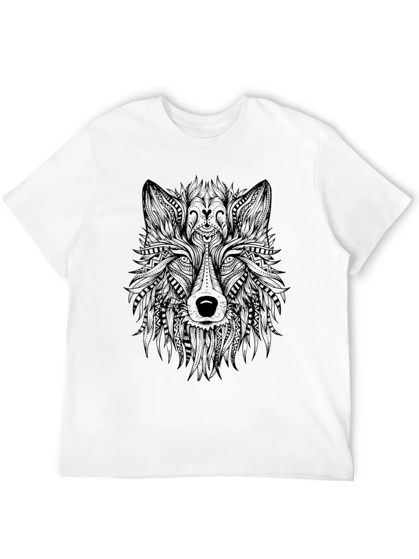 Mystic Wolf Stylish Everyday T-Shirt – Unisex Basic Cotton Tee