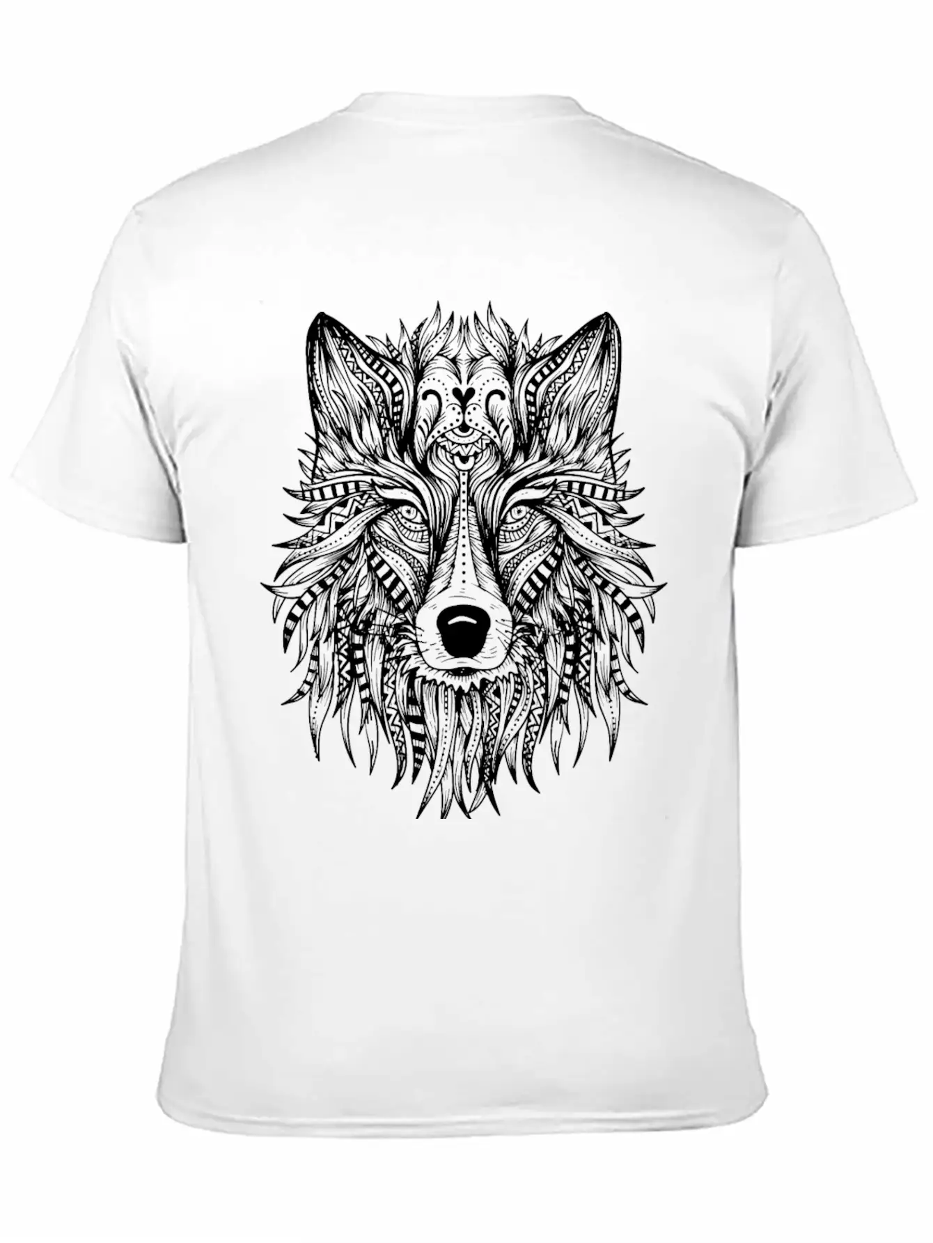 Mystic Wolf Stylish Everyday T-Shirt – Unisex Basic Cotton Tee