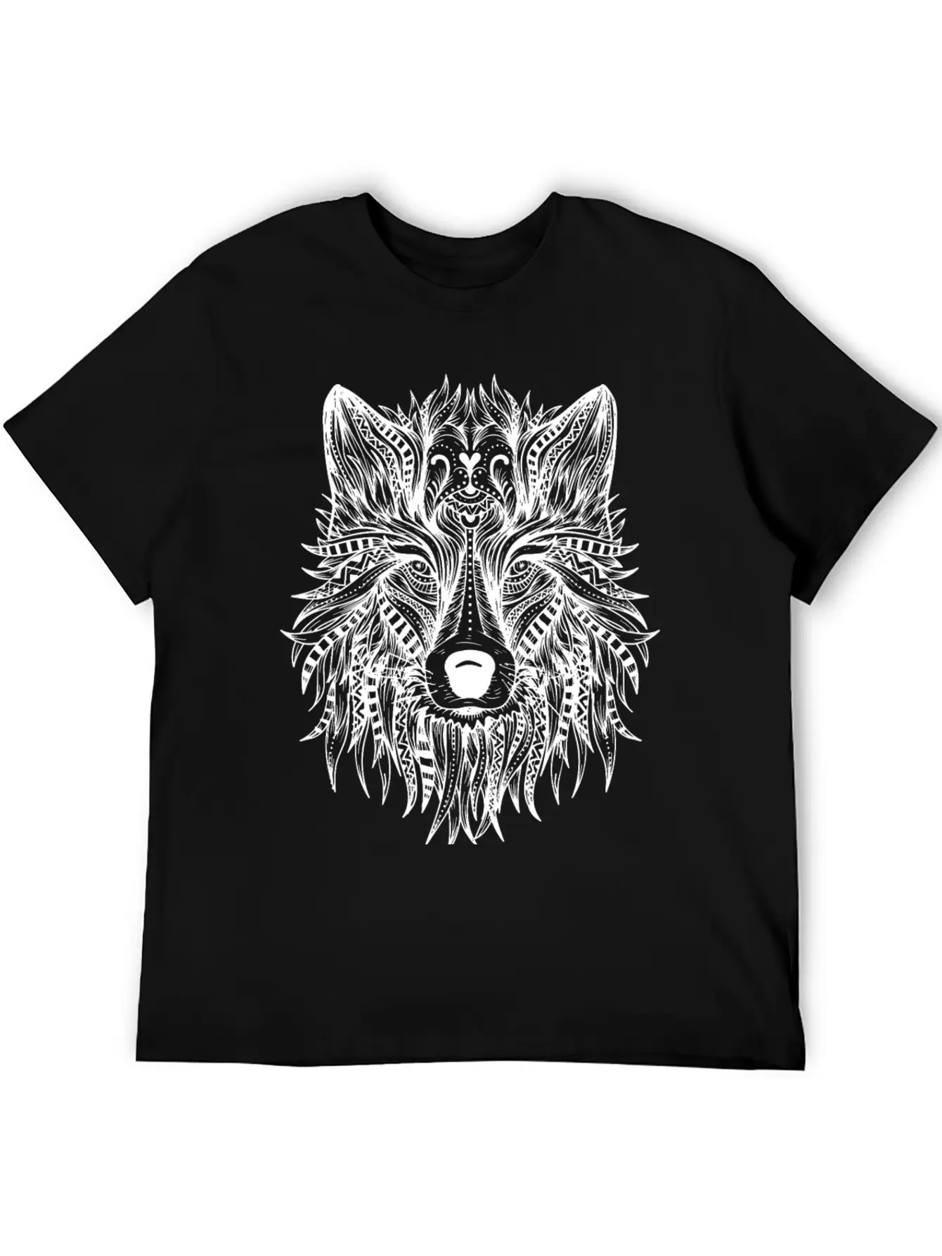 Mystic Wolf Stylish Everyday T-Shirt – Unisex Basic Cotton Tee