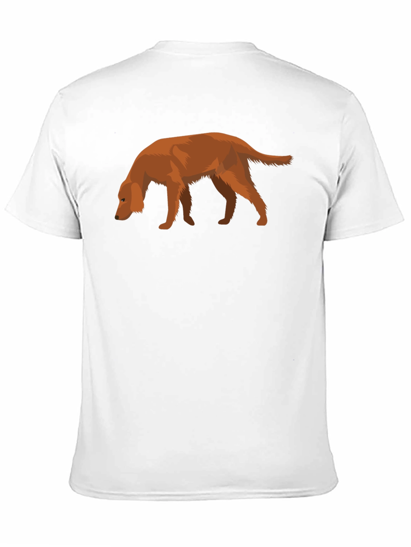 Dog Graphic Tee - Black Cotton Casual Shirt