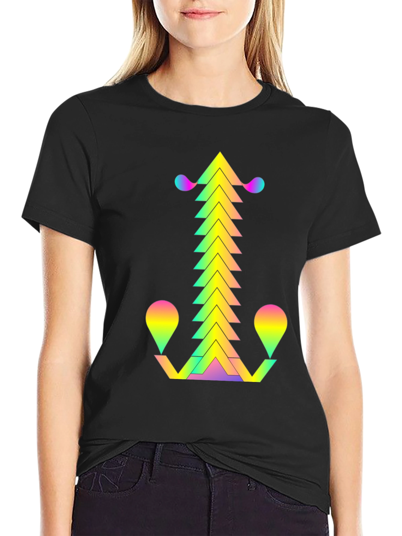 Geometric Gradient T-Shirt