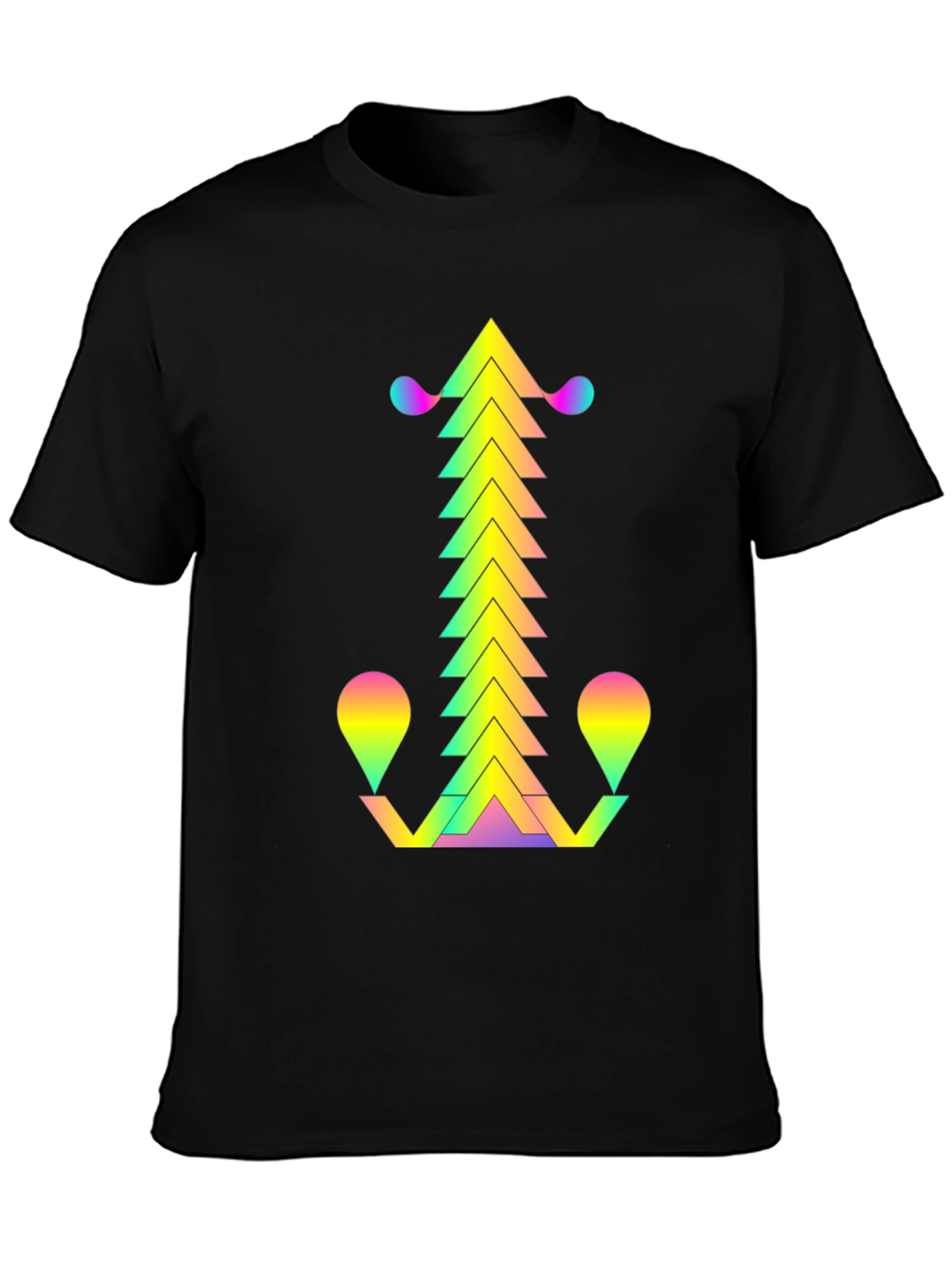 Geometric Gradient T-Shirt