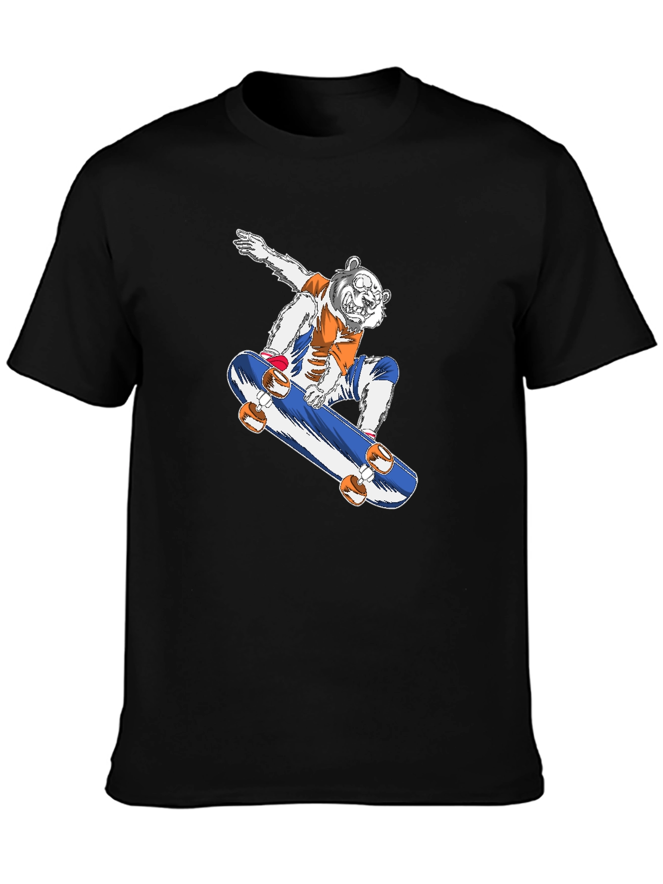 Cool Bear Skateboarder Graphic Tee