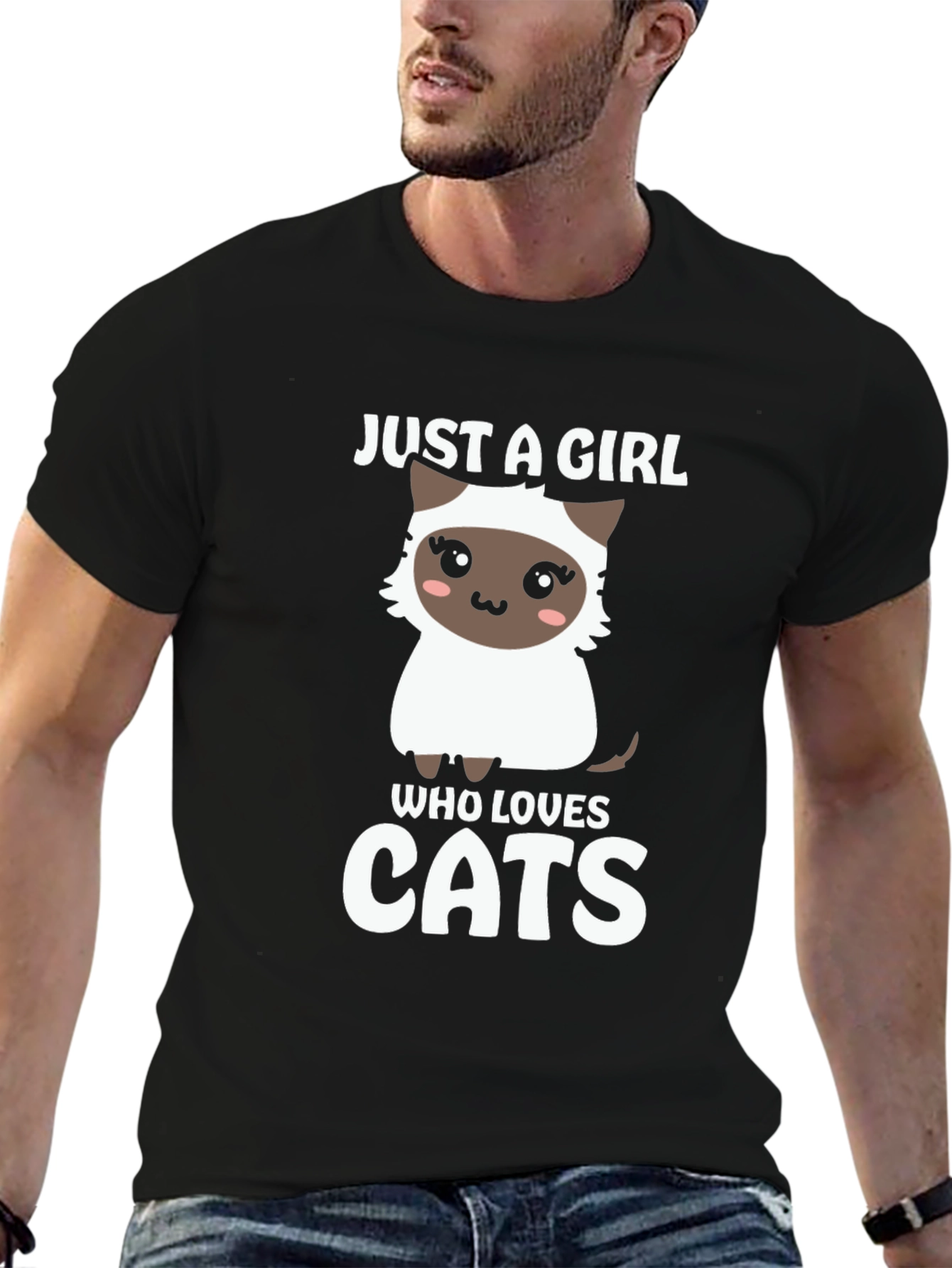 Just A Girl Who Loves Cats T-Shirt