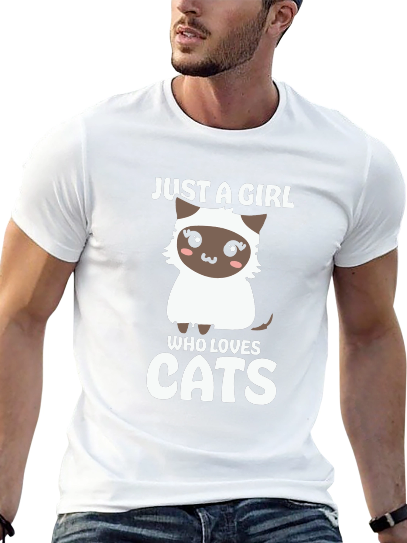 Just A Girl Who Loves Cats T-Shirt