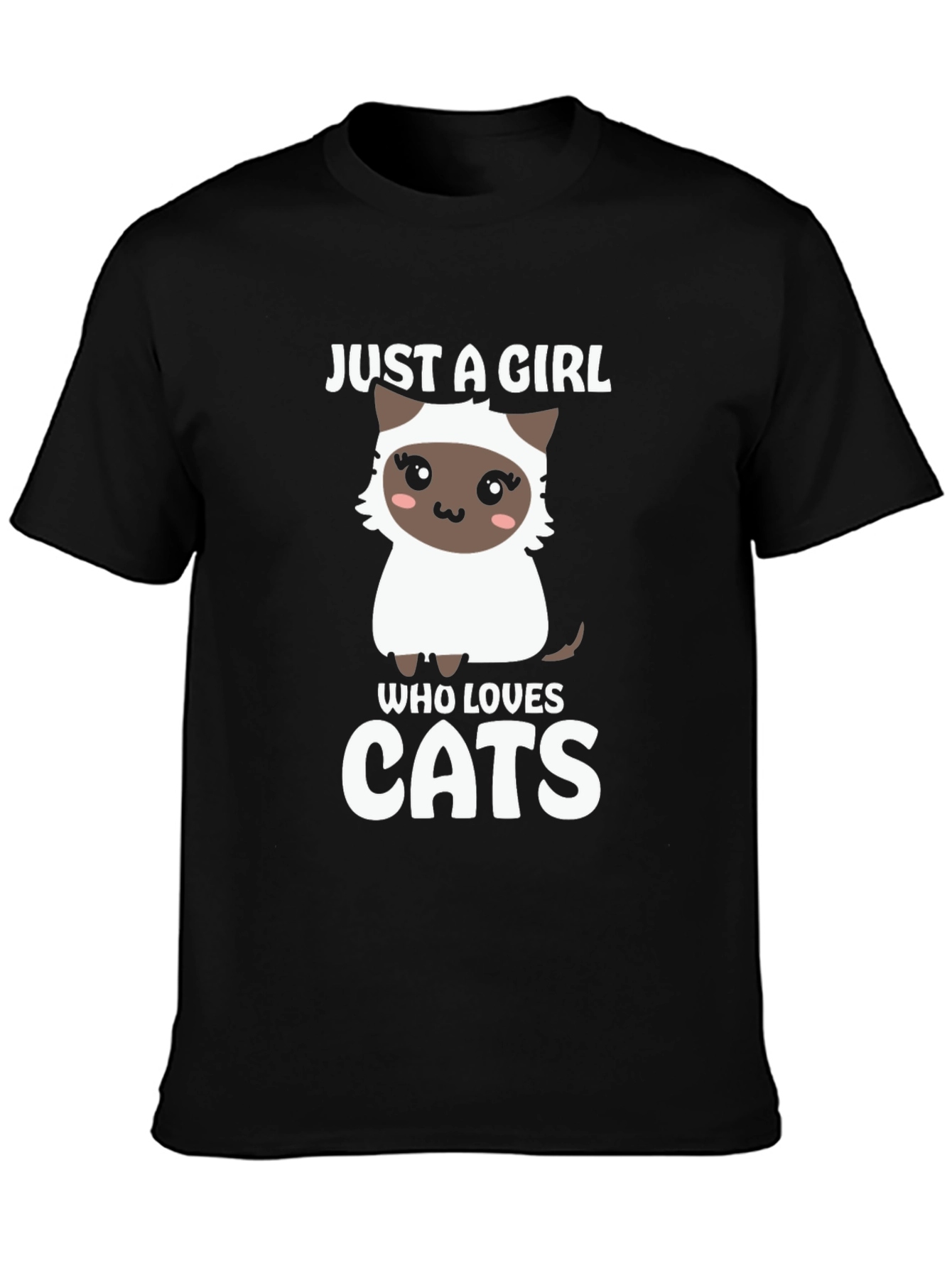 Just A Girl Who Loves Cats T-Shirt