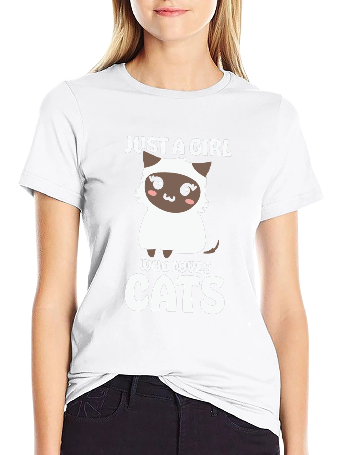 Just A Girl Who Loves Cats T-Shirt