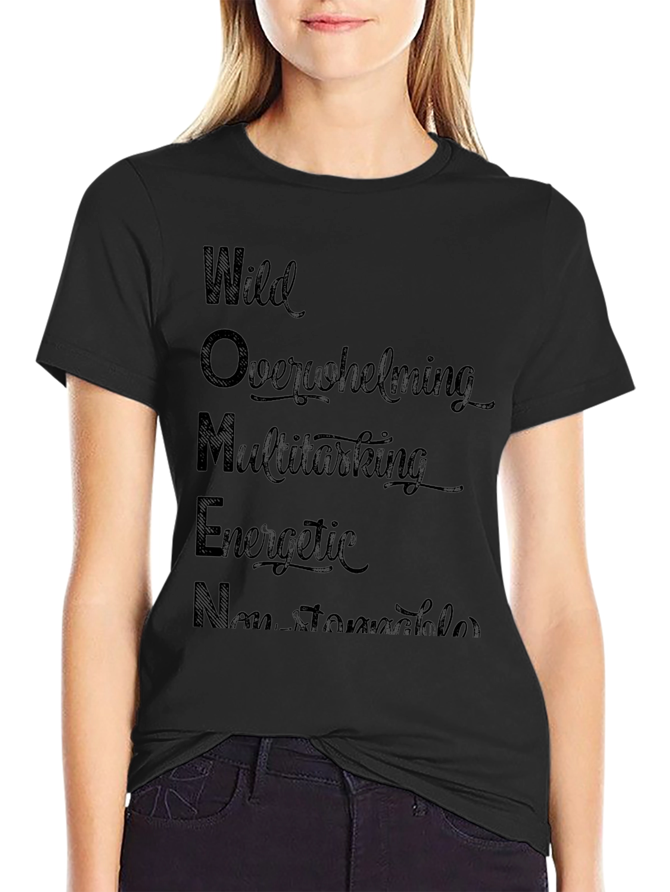 Wild Women Graphic Tee - Black