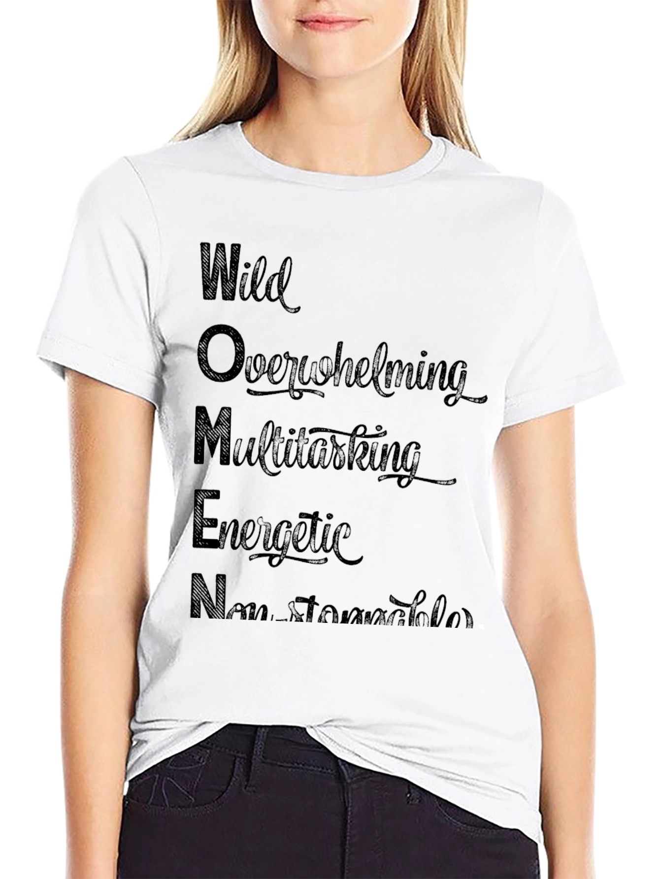 Wild Women Graphic Tee - Black