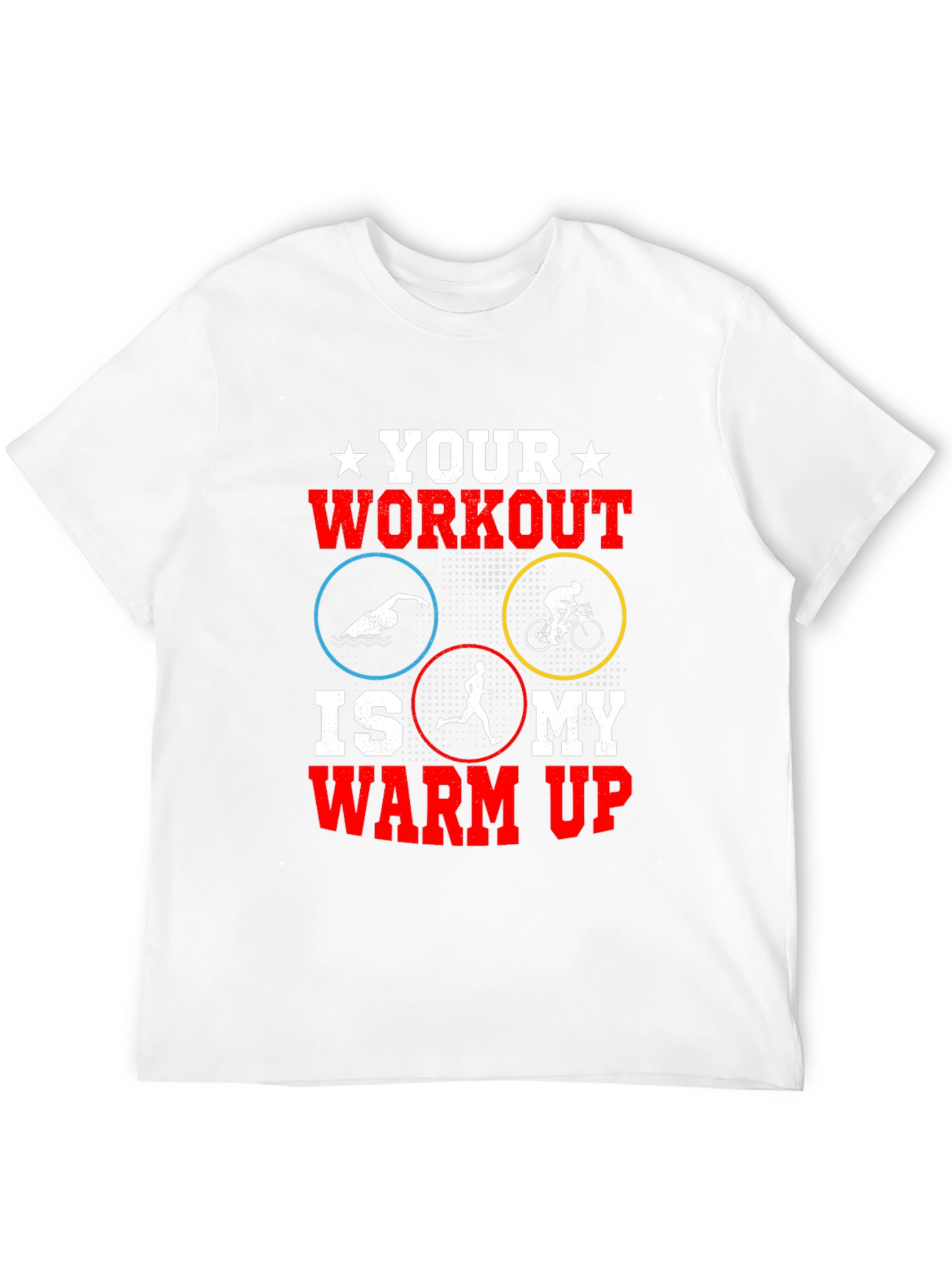 Triathlon Workout Graphic T-Shirt