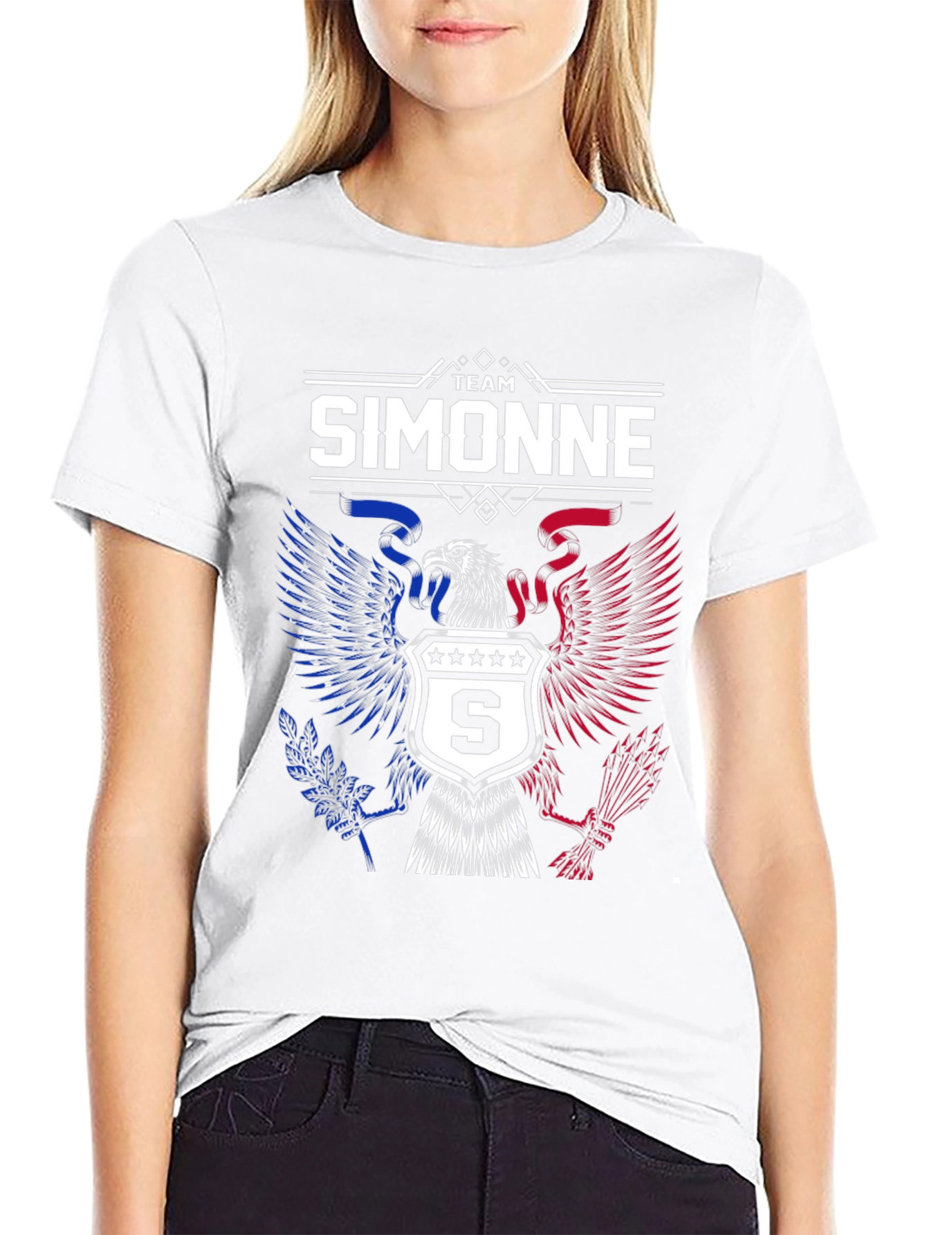 Team Simonne Eagle Graphic T-Shirt